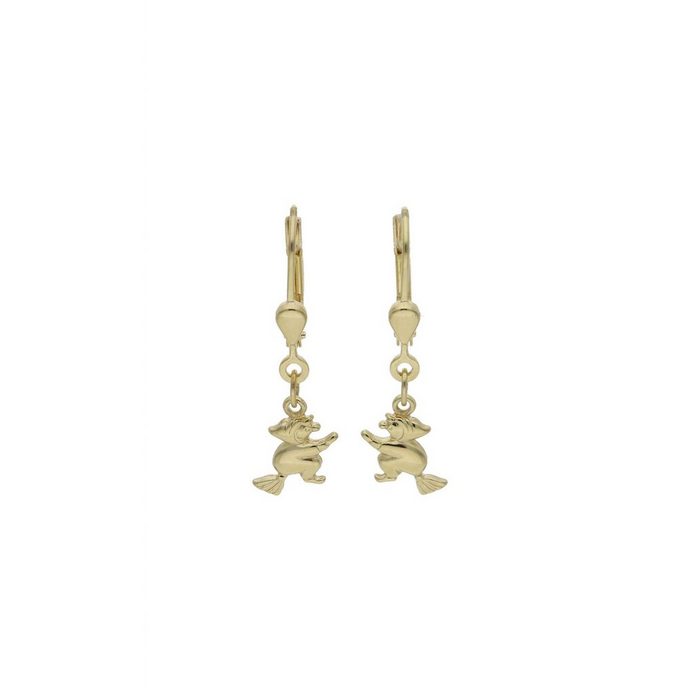 JuwelmaLux Paar Ohrhänger Ohrhänger Gold Hexe Ohrringe 7 0 x 9 5 mm (2-tlg) Mädchen Ohrhänger Gold 333/000 inkl. Schmuckschachtel AN10623