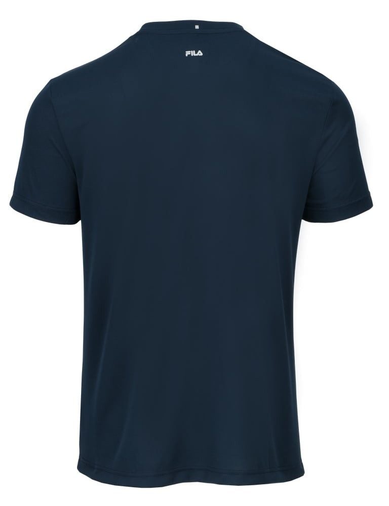 Fila T-Shirt Mauri Stripes peacoatblau/white Herren
