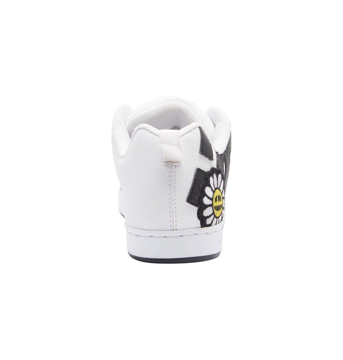 White/Black/Yellow Court DC Graffik Shoes Sneaker