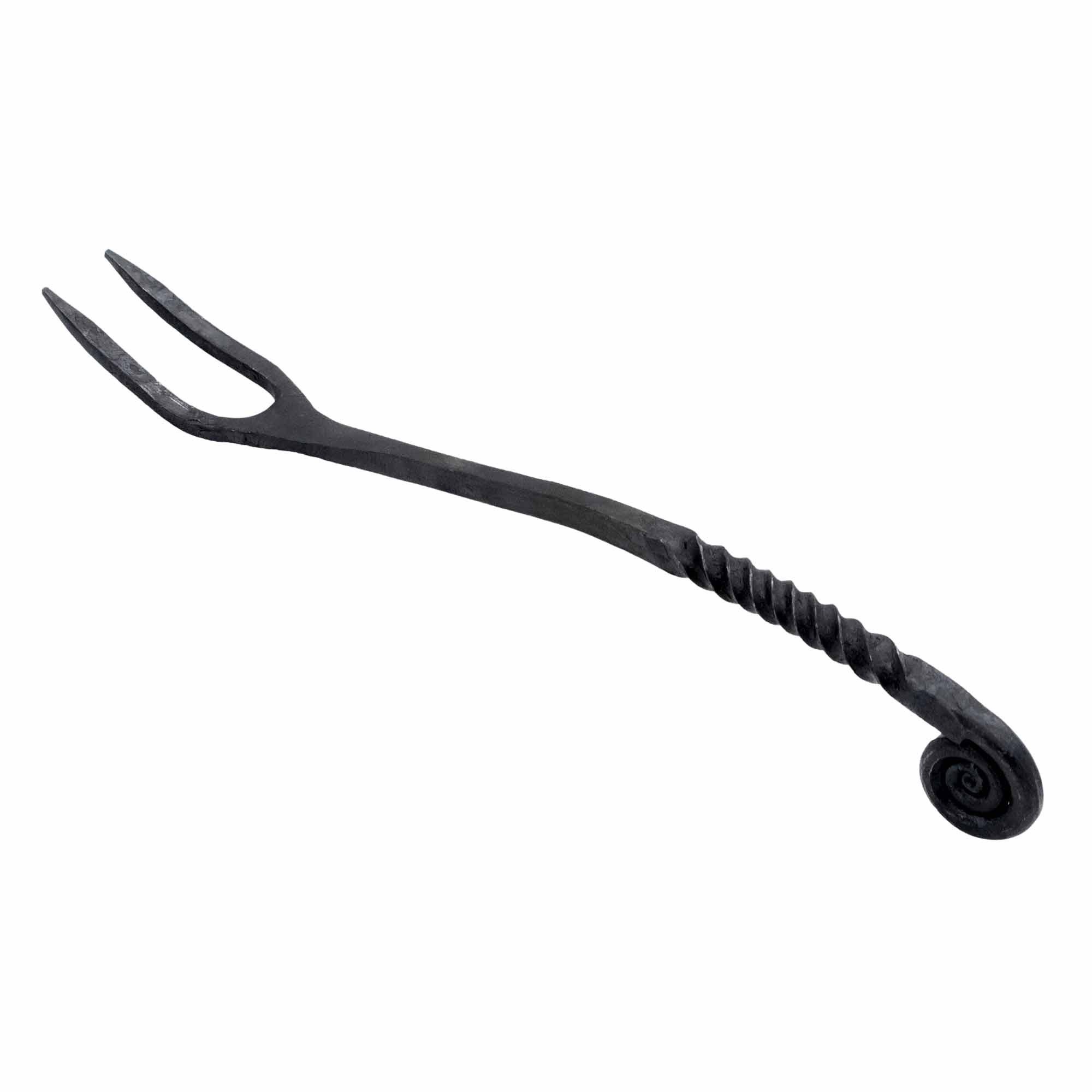 Ritter-Kostüm Geschmiedete Vorlegegabel oder Gabel Stahl ca. 26cm