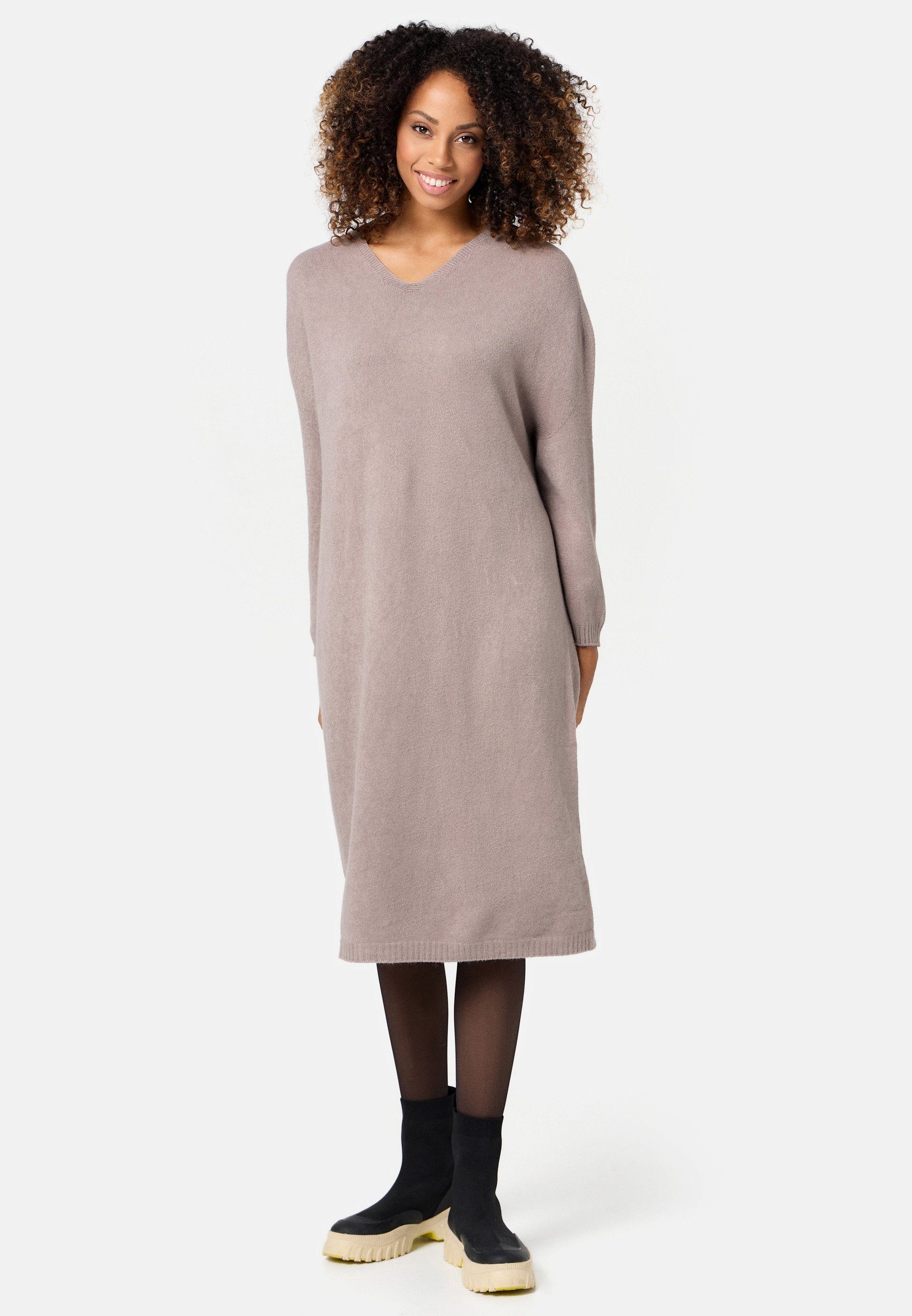 Rayshyne Strickkleid PM72 (Elegantes Strickkleid in 3/4 Länge)