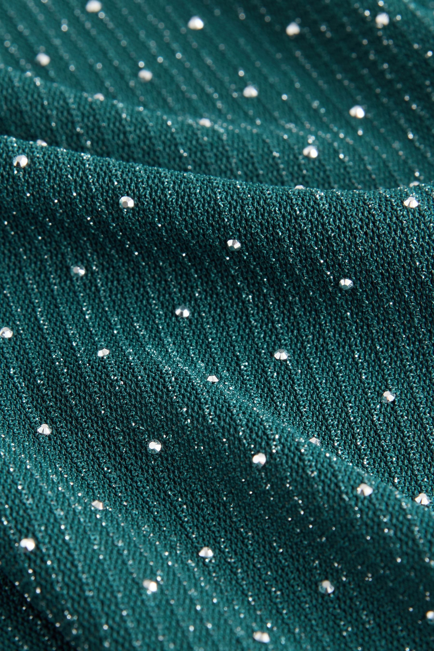 Next Langarmbluse Transparentes Langarmoberteil, Glitzer, Raffung günstig online kaufen