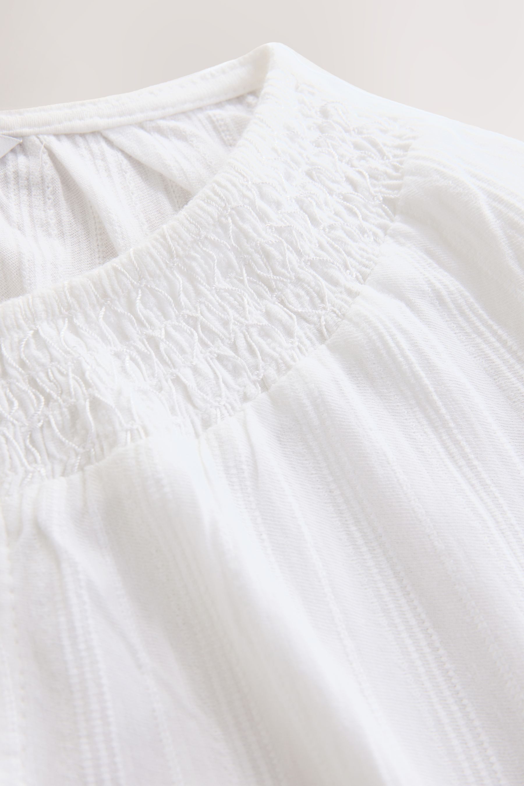 Next Blusenshirt Langarm-Oberteil mit Kerbausschnitt (1-tlg) – Bild 4 von 5