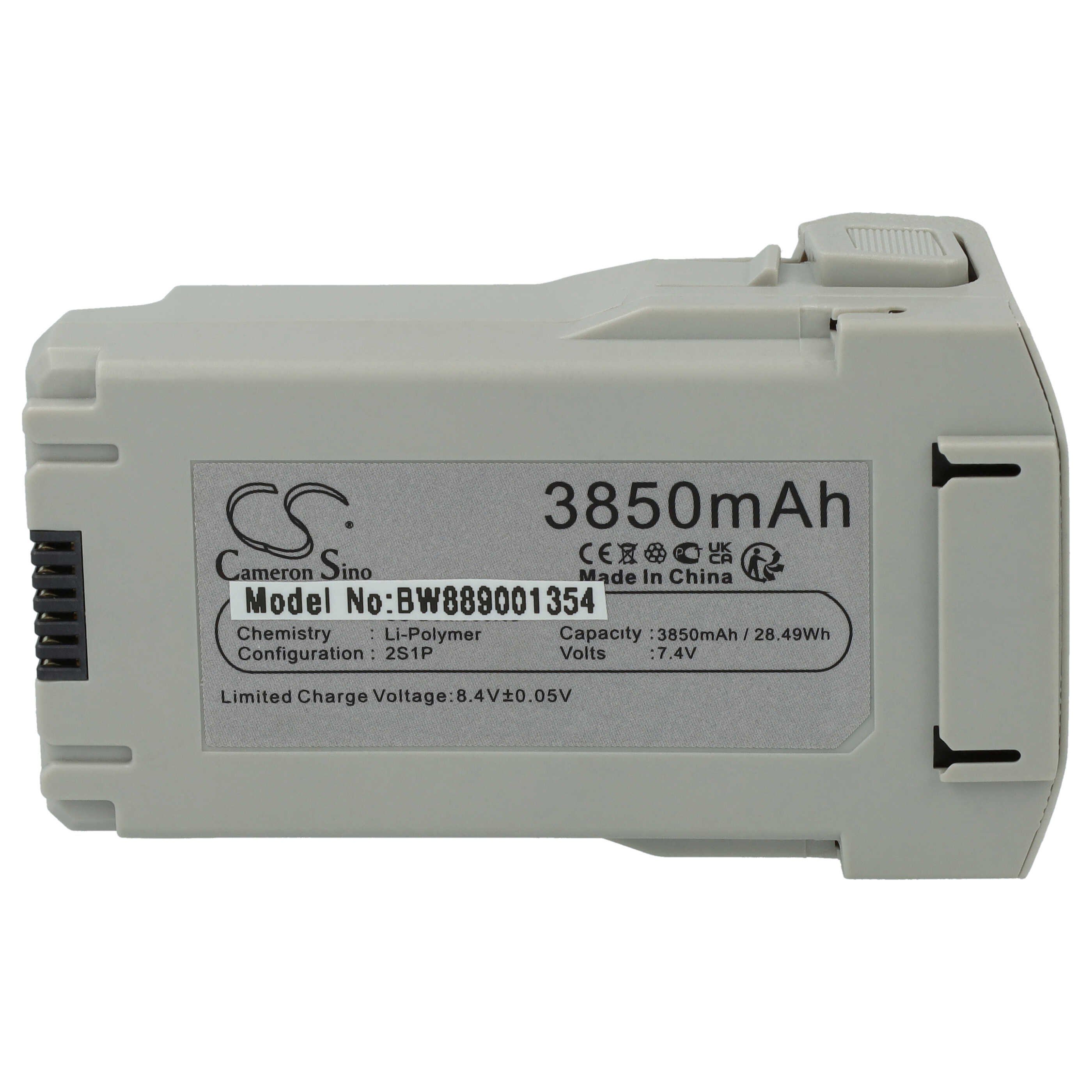 vhbw Akku passend für DJI Mini 3 Pro, Mini 3, Mini 4 Pro Drohne / Modellbau Дроны-Akku Akku Li-Polymer 3850 mAh (7,4 V), Leistungsfähiger Austausch-Akku für Drohne, Wiederaufladbar, Jede