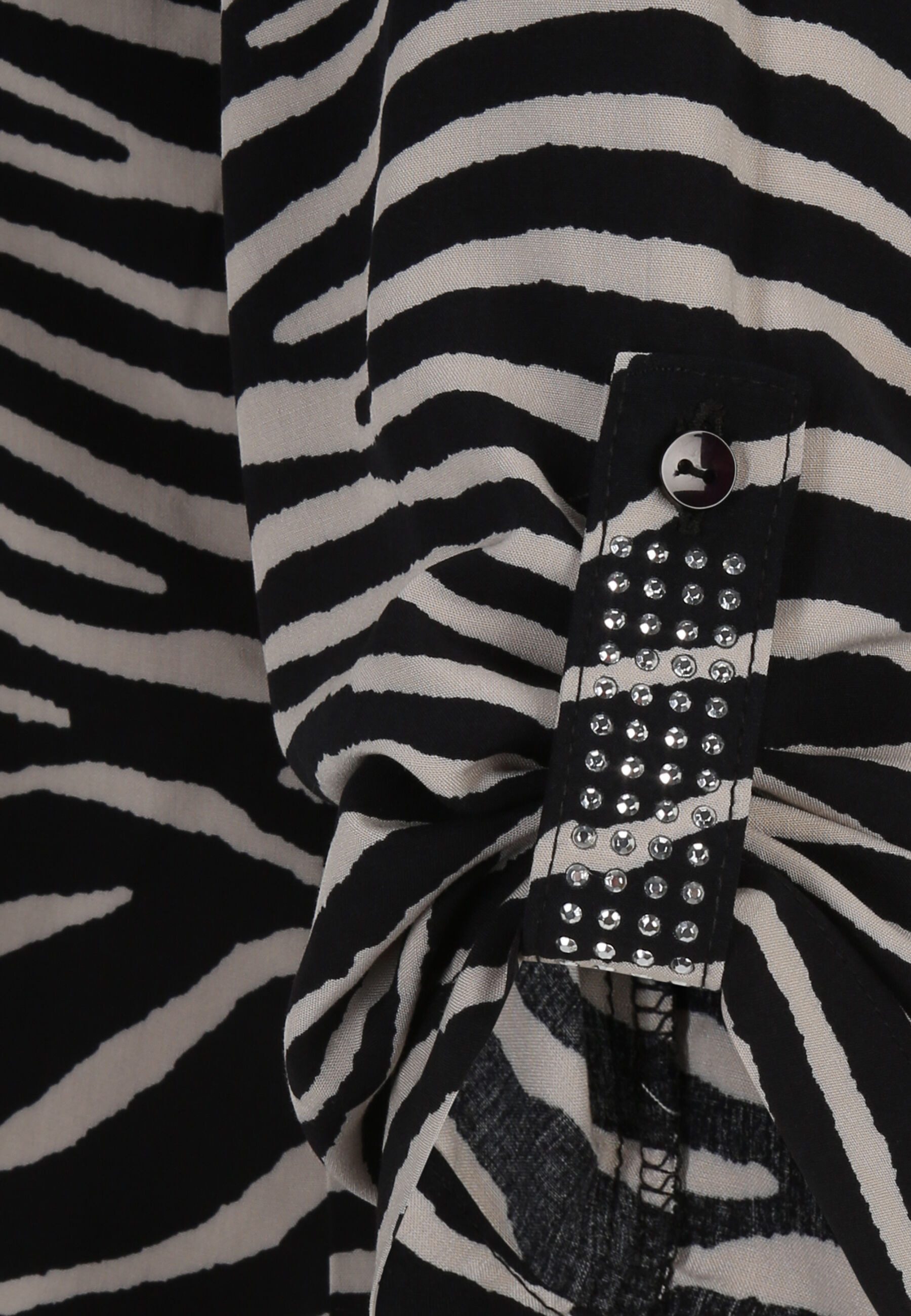 Doris Streich Klassische Bluse mit Animal-Print
