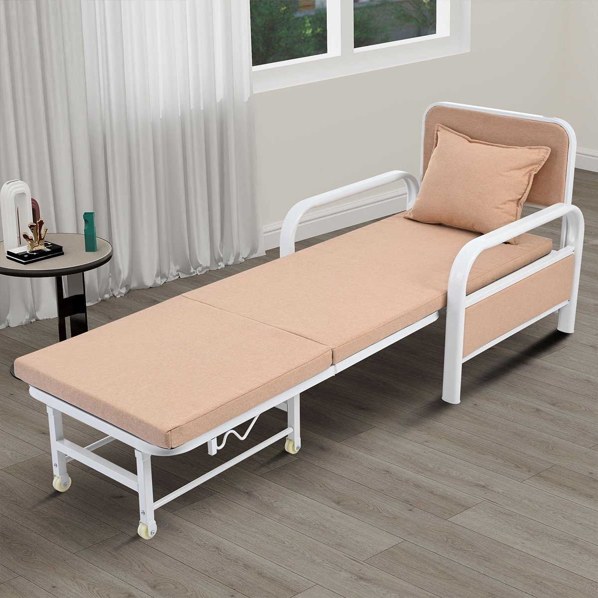 Bed klappbarer gepolsterter für Schlafsessel 2-in-1-Schlafsofa XDeer Indoor-Liegen, Chaiselongue Sofasessel eine Lazy Person Schlafsofa