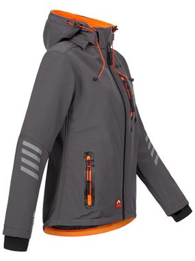 Arctic Seven Softshelljacke ASNicolia funktionale Outdoorjacke mit abnehmbarer Kapuze