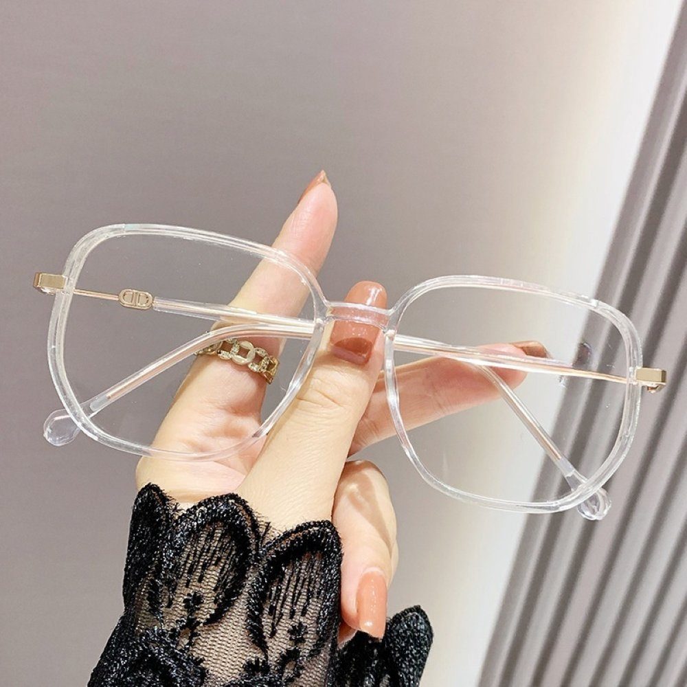 PACIEA Lesebrille Damen Blaulichtfilter Glitzerrand Oversized Anti-Müdigkeit