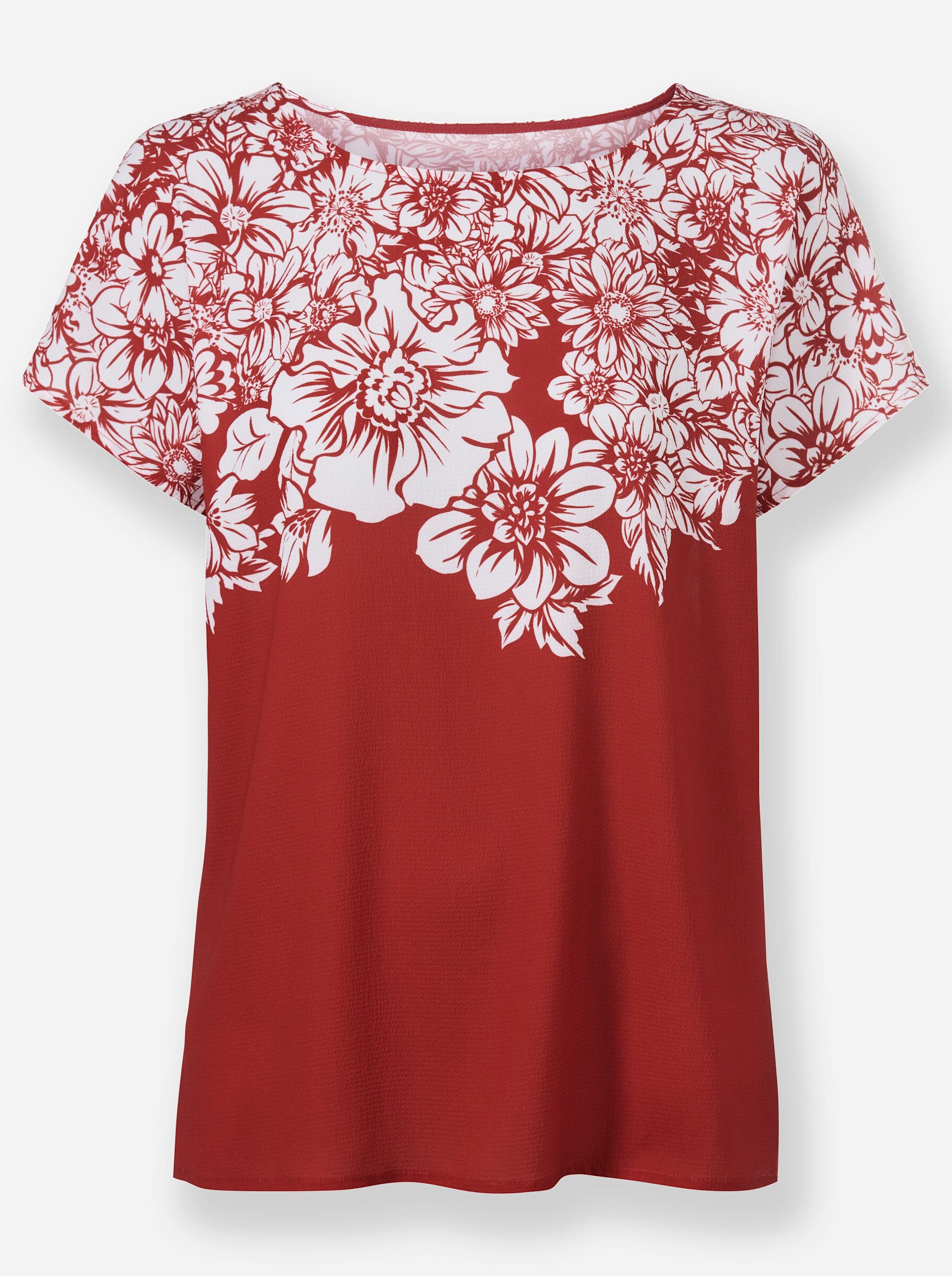 Witt Klassische Bluse Schlupfbluse Kurzarm