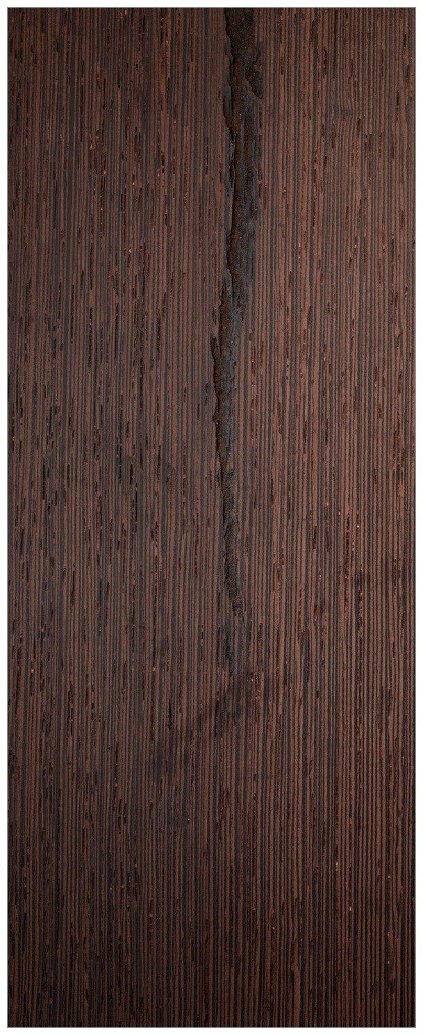 Wallario Memoboard Holz-Optik Textur dunkelbraunes Holz