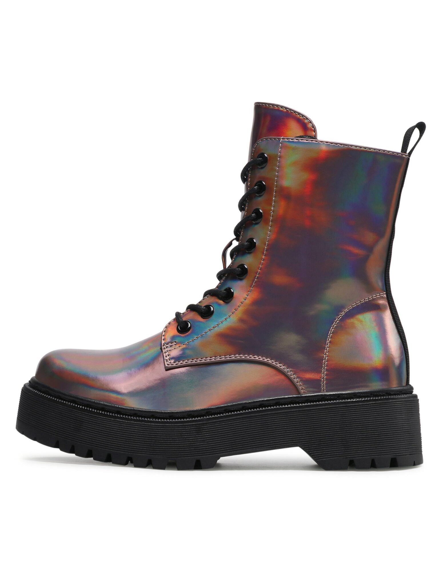 Jenny Fairy Regular-fit-Jeans Jenny Fairy Damen-Jeansschuhe Lila, bunt WS5207-26