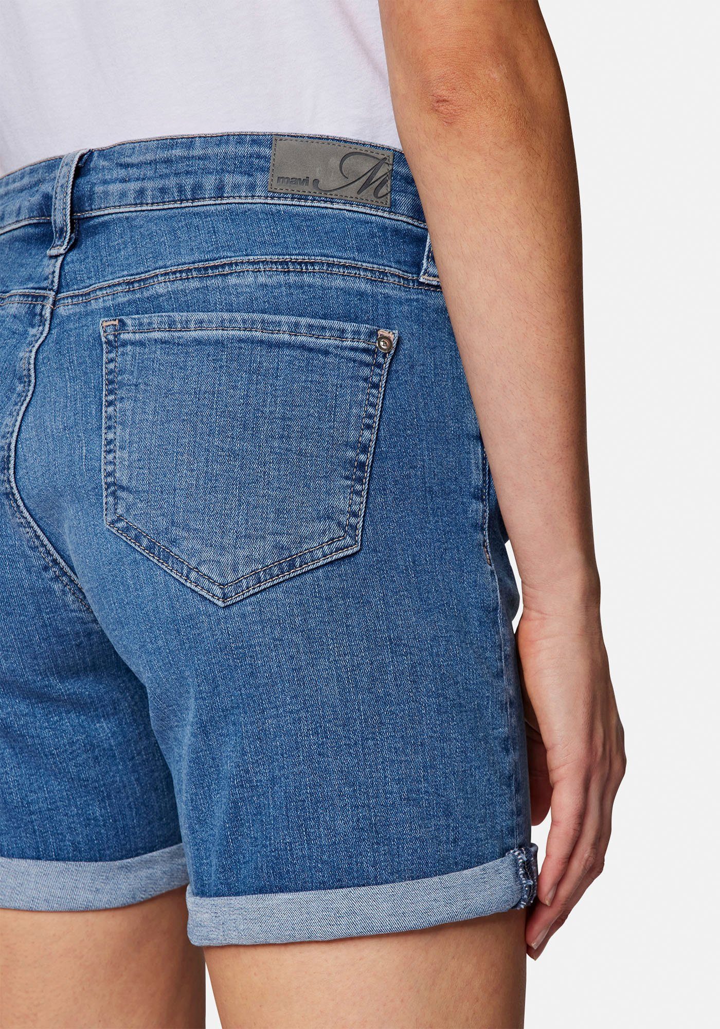 Damen Hosen Mavi Jeansshorts PIXIE mit Aufschalg am Saumabschluss