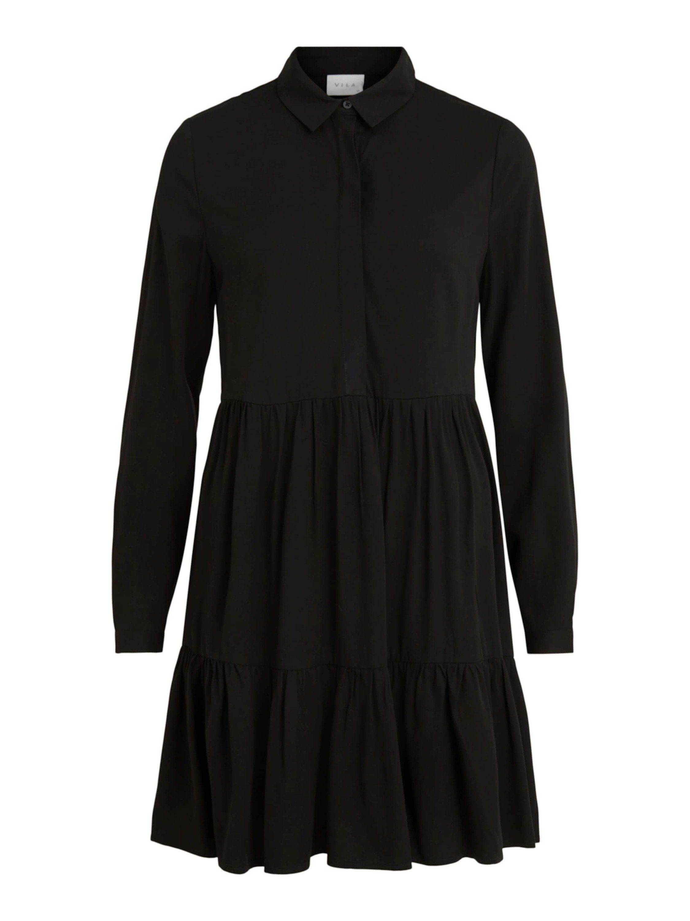 Vila Blusenkleid VIMorose (1-tlg) Drapiert/gerafft