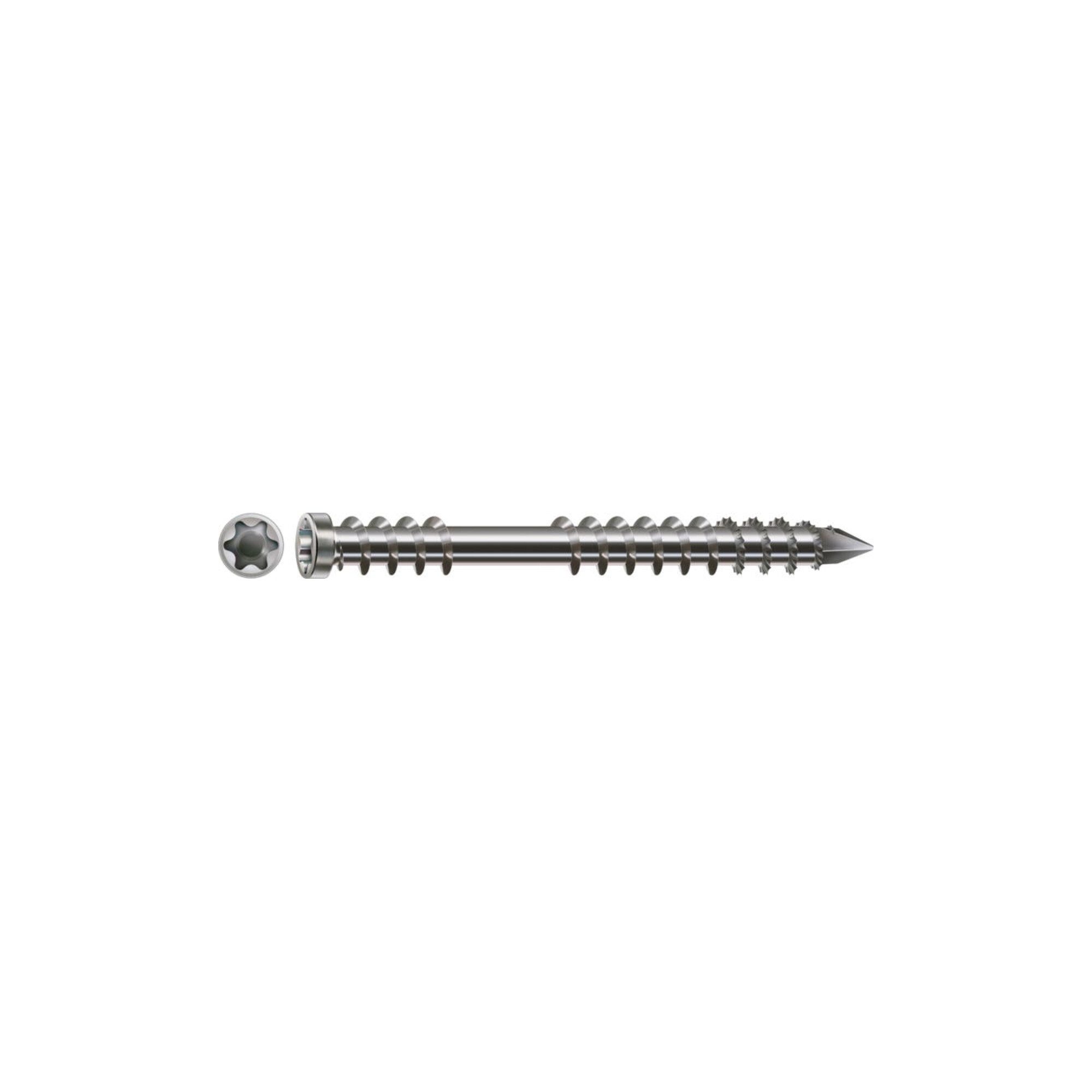 SPAX Schraube Spax Terrasse 5 x 70 mm Zylinderkopf T-STAR plus Fixiergewinde CUT-Spi