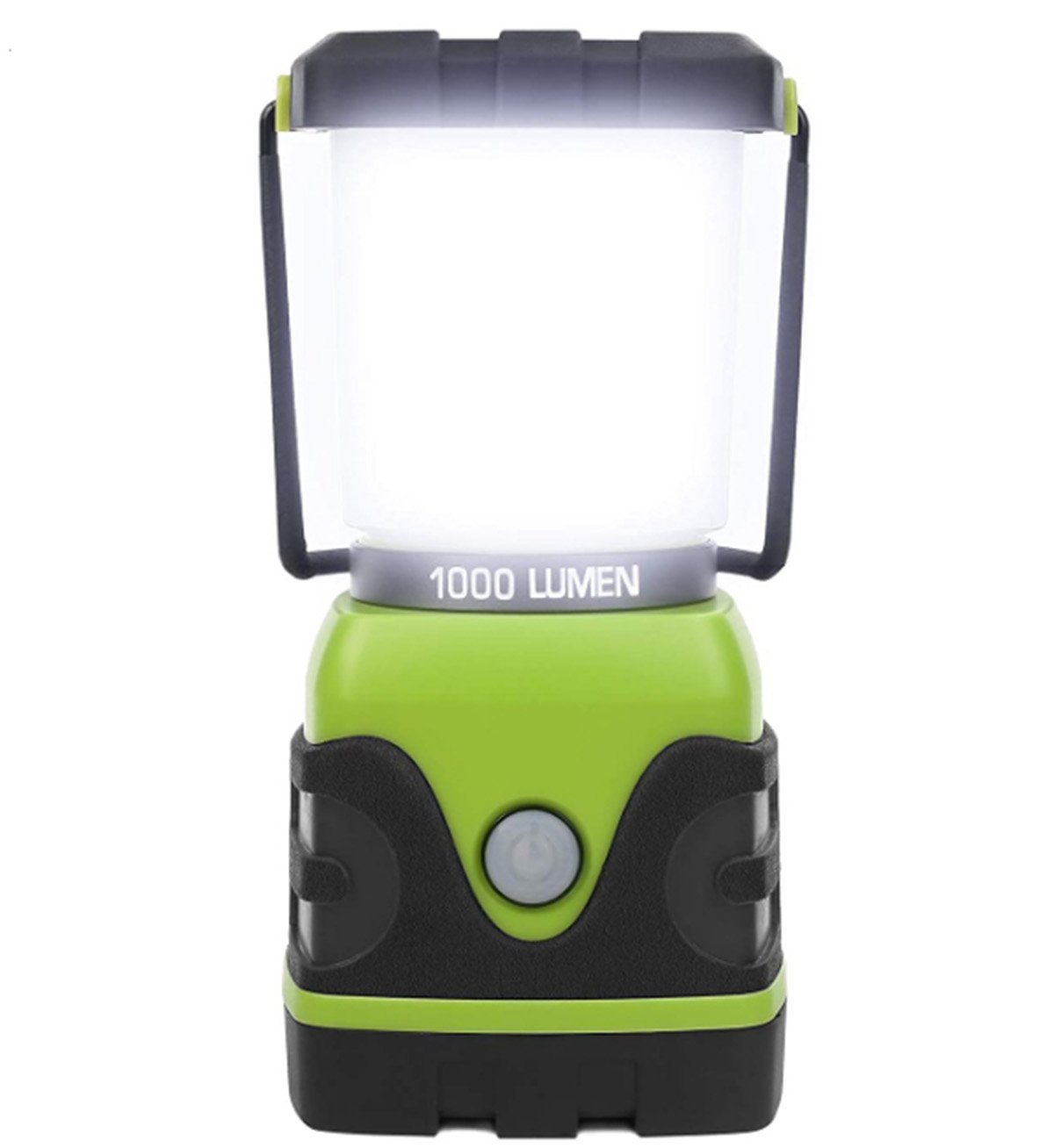 efaso LED Arbeitslicht LED Camping Lampe mit 1000 Lumen superhell/wasserspritzgeschützt, LED fest integriert, Tageslichtweiß, 4 Lichtmodi, dimmbar