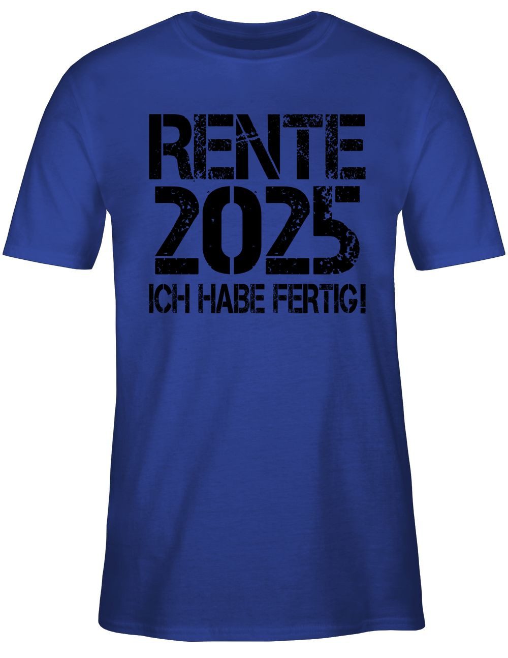 T-Shirt Rente 2025 - schwarz