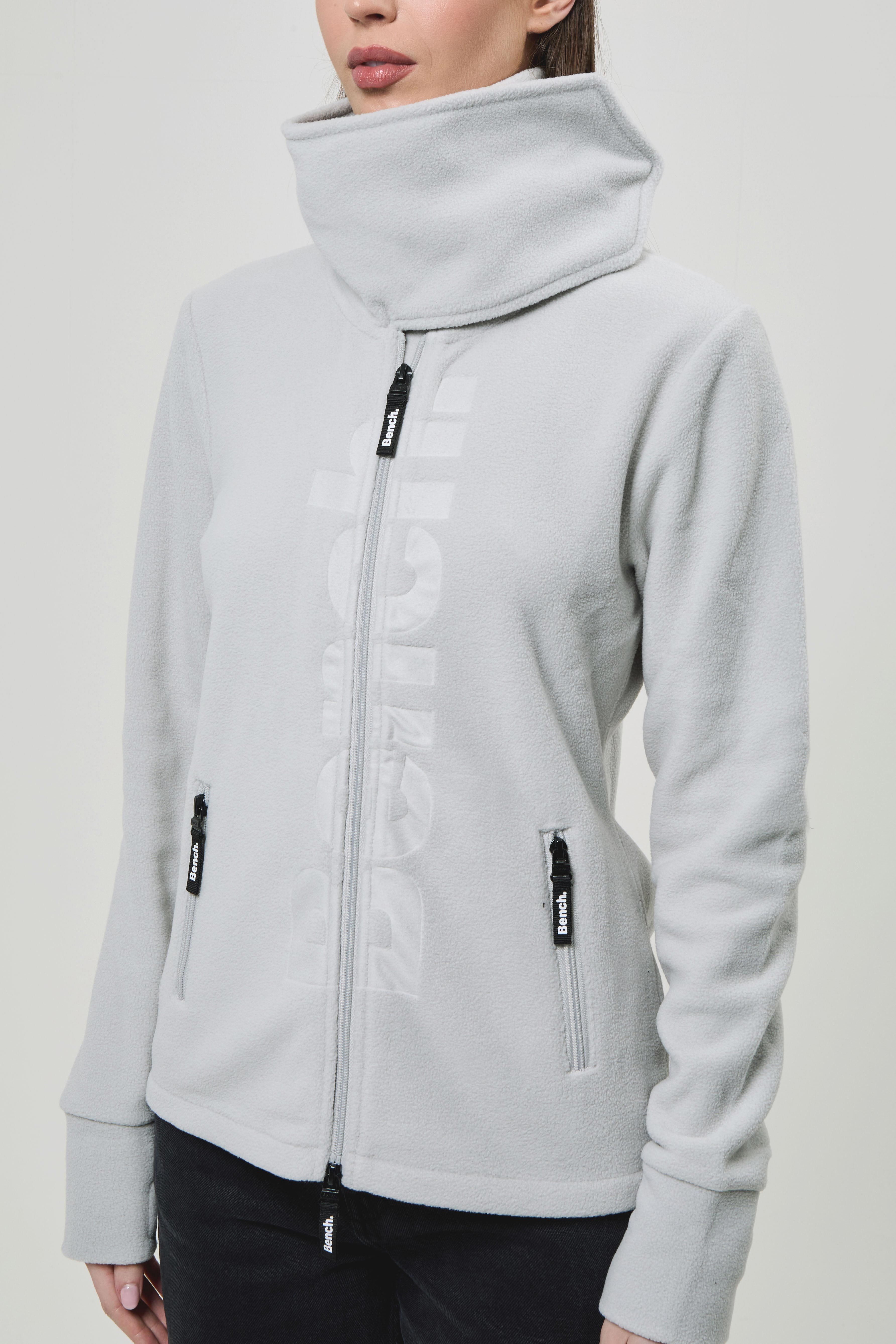 Bench. Fleecejacke FINISH mit Logodruck