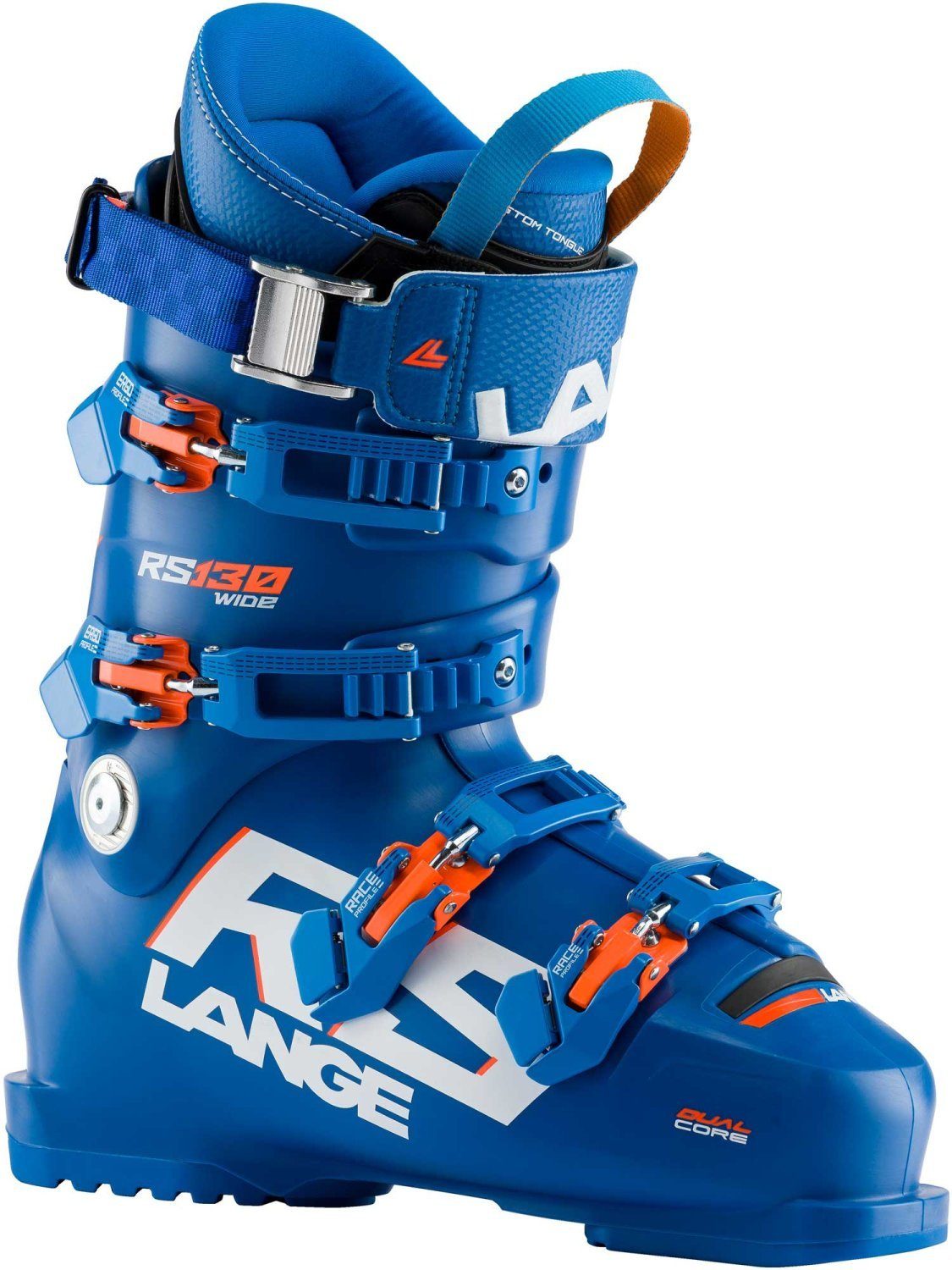 Sport Skischuhe Lange RS 130 WIDE (POWER BLUE) Skischuh