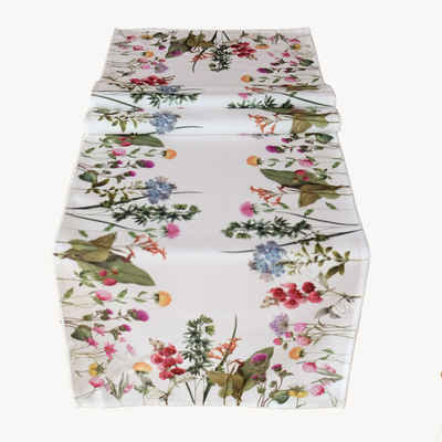 texpot Tischdecke mit Druck Sommerblumen Blüten Blumen (1-tlg)