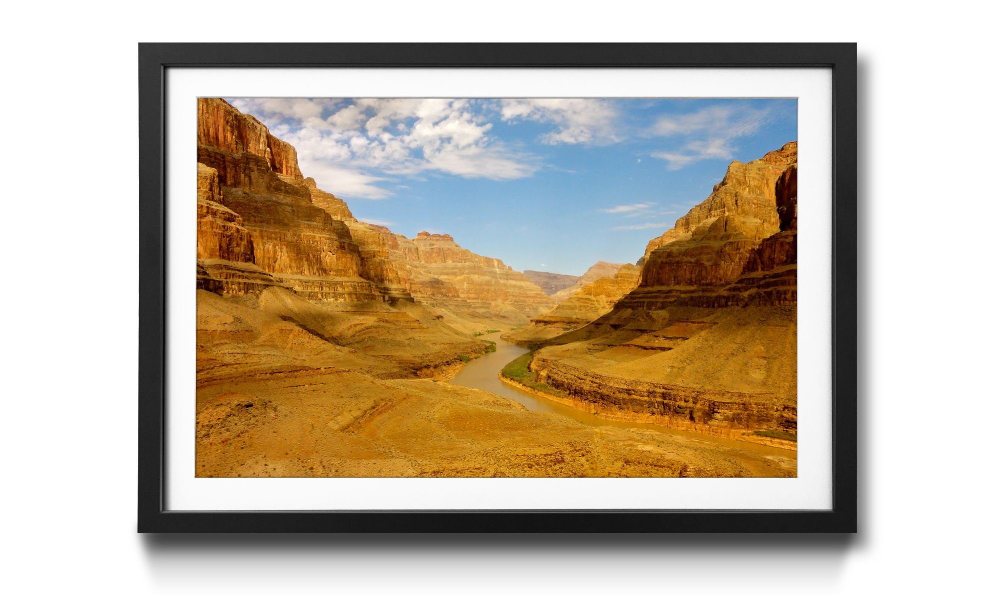 Landschaft, Rahmen mit in Grand WandbilderXXL 4 Größen Canyon, erhältlich Wandbild, Bild