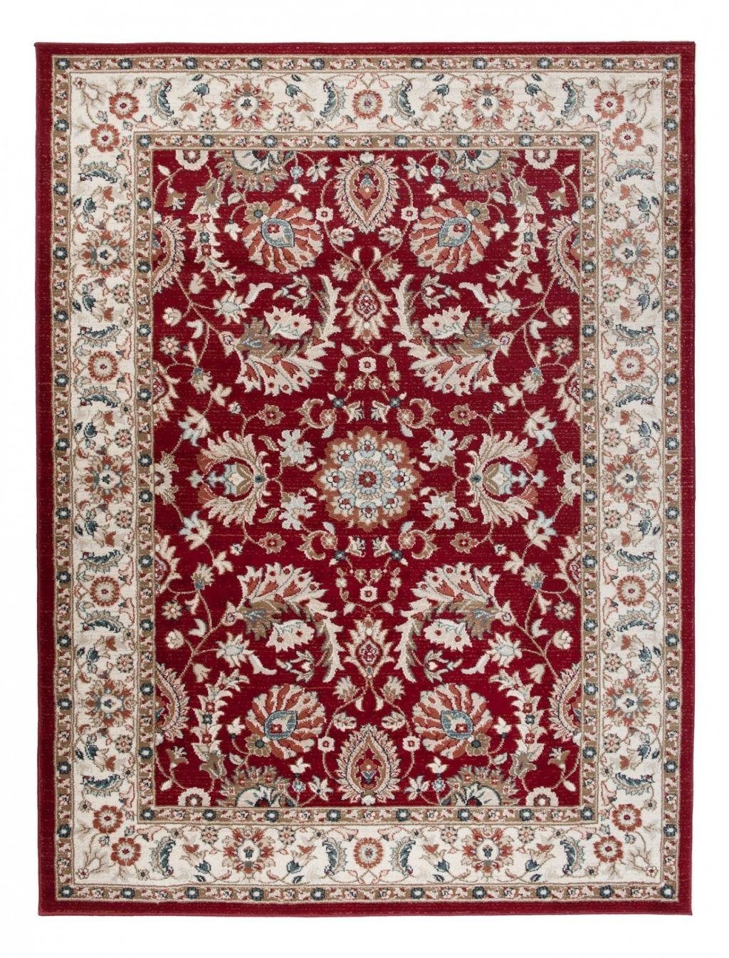 Mazovia Orientteppich Oriente Teppich - Traditioneller Teppich Orient Rot, 60 x 100 cm, Geeignet für Fußbodenheizung, Pflegeleicht, Wohnzimmerteppich