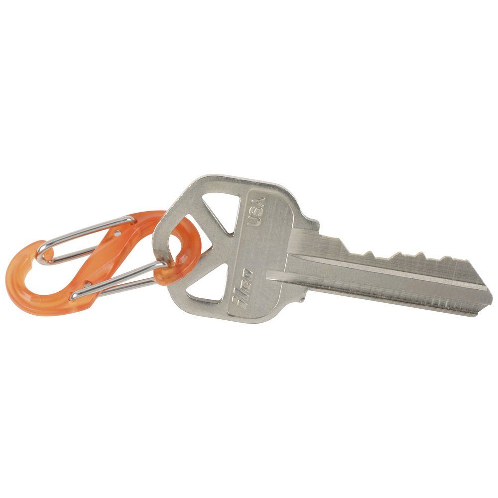 Ize NI-KRG2-11-R3 Nite Ize mit S-Biner Schwar Schlüsselring Schlüsselanhänger Karabiner Rot, NITE