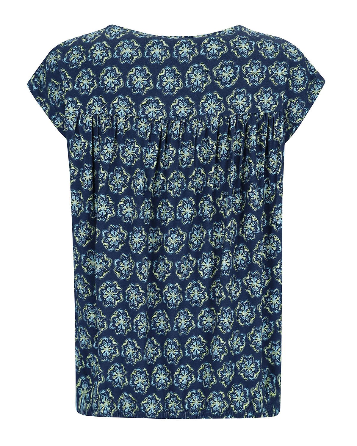 Hajo Blusenshirt Top Blouson-Style überschnittene Schulter