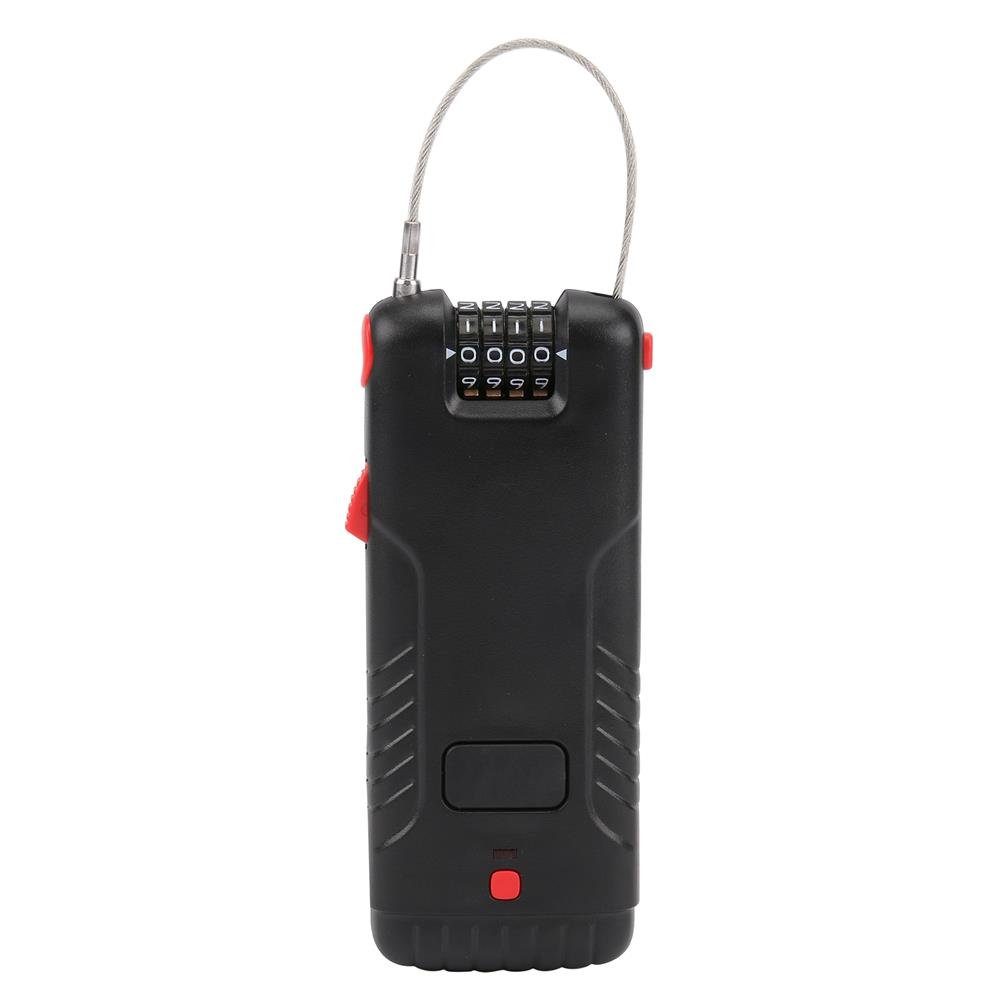 OLYMPIA OFFICE Vorhängeschloss ULA 410 Universalschloss mit Alarm, LED-Anzeige, Kofferschloss, Sicherheitsschloss, Alarmsicherung