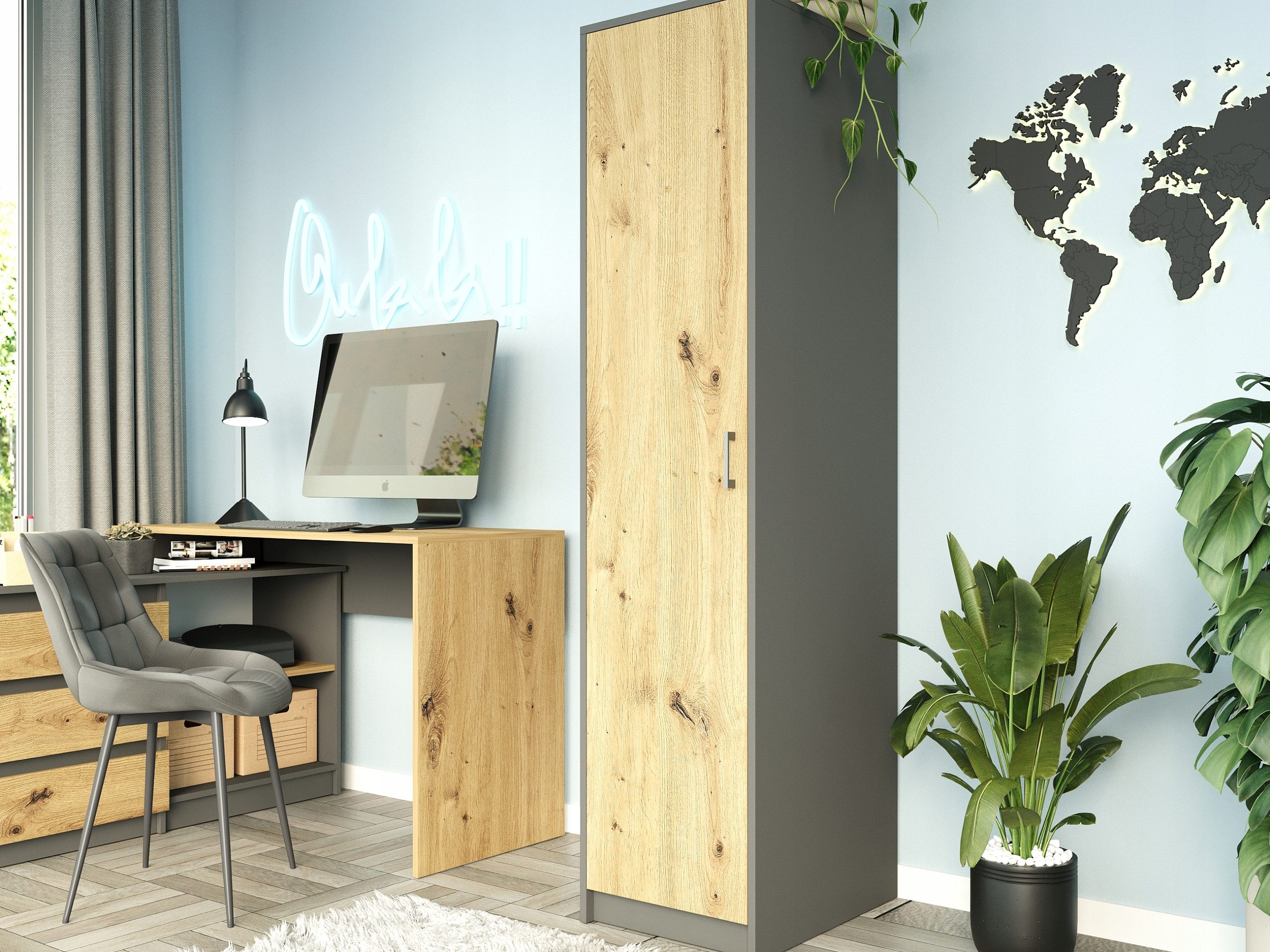 Home Collective Kleiderschrank Moderne mit 1 günstig online kaufen