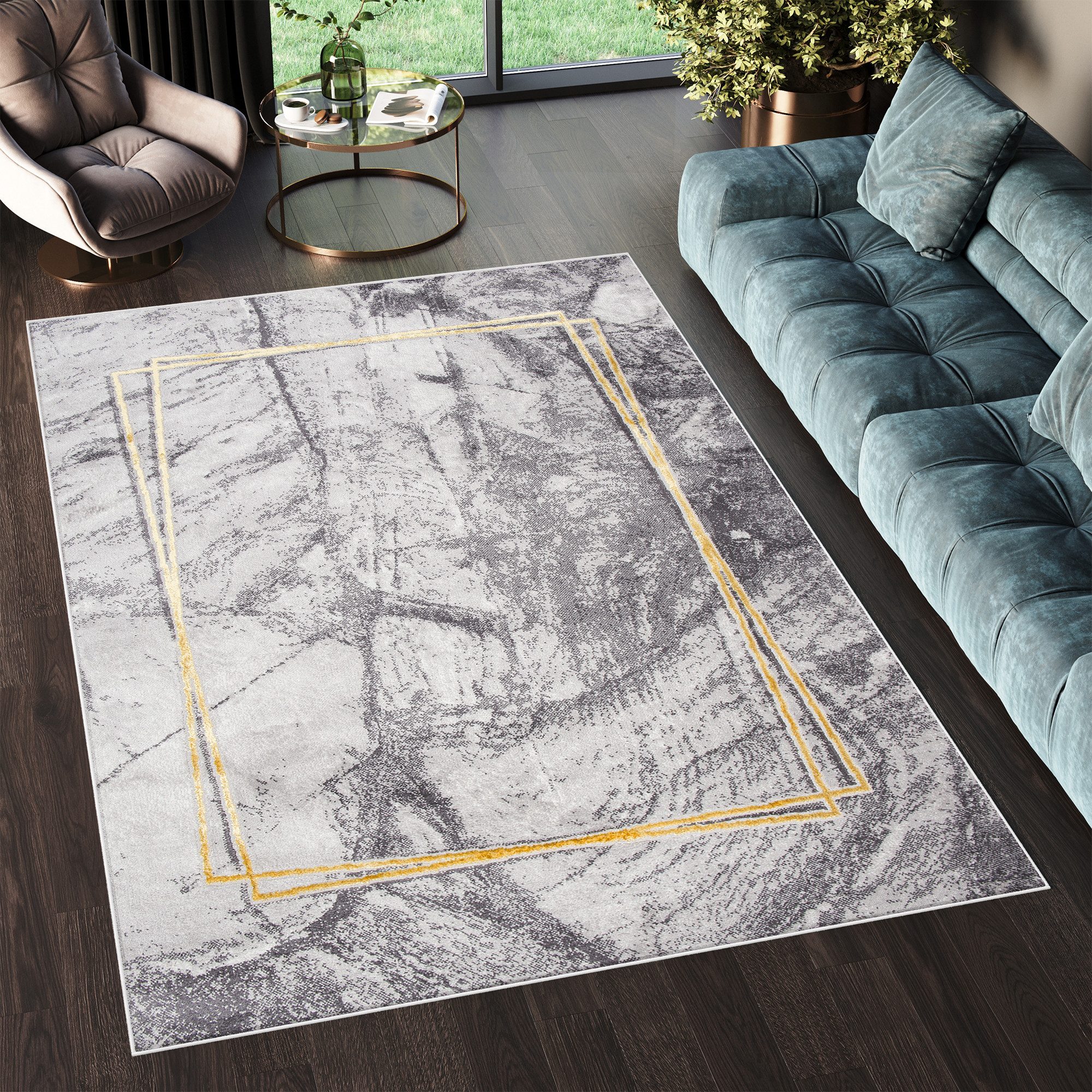 Tapiso Designteppich SHINE, rechteckig, Höhe: 12 günstig online kaufen
