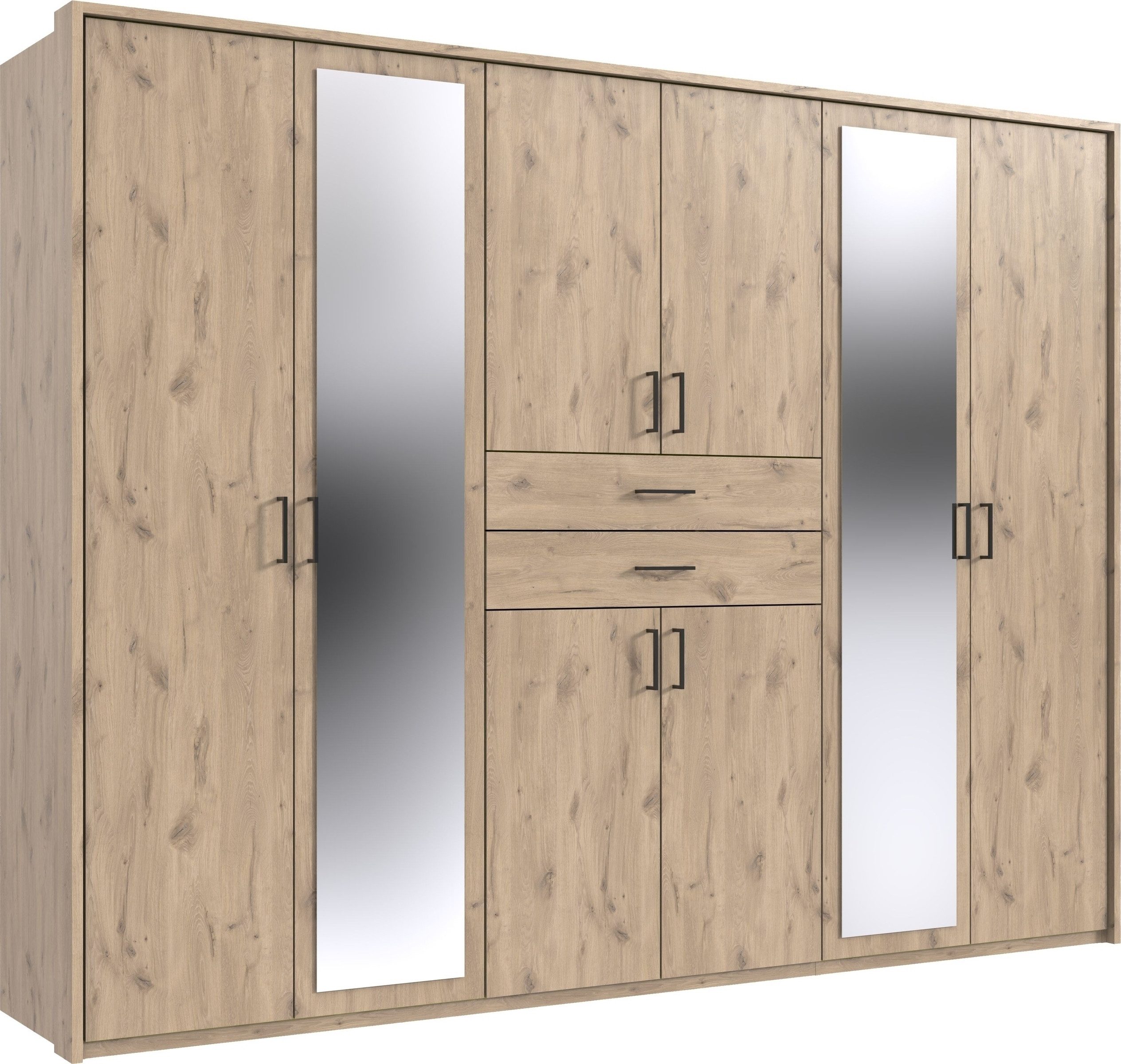 freiraum Schlafzimmer-Set Dillingen, (Kleiderschrank + Passepartoutrahmen), in Viking-oak-Nachbildung - 273x213x58cm (BxHxT)