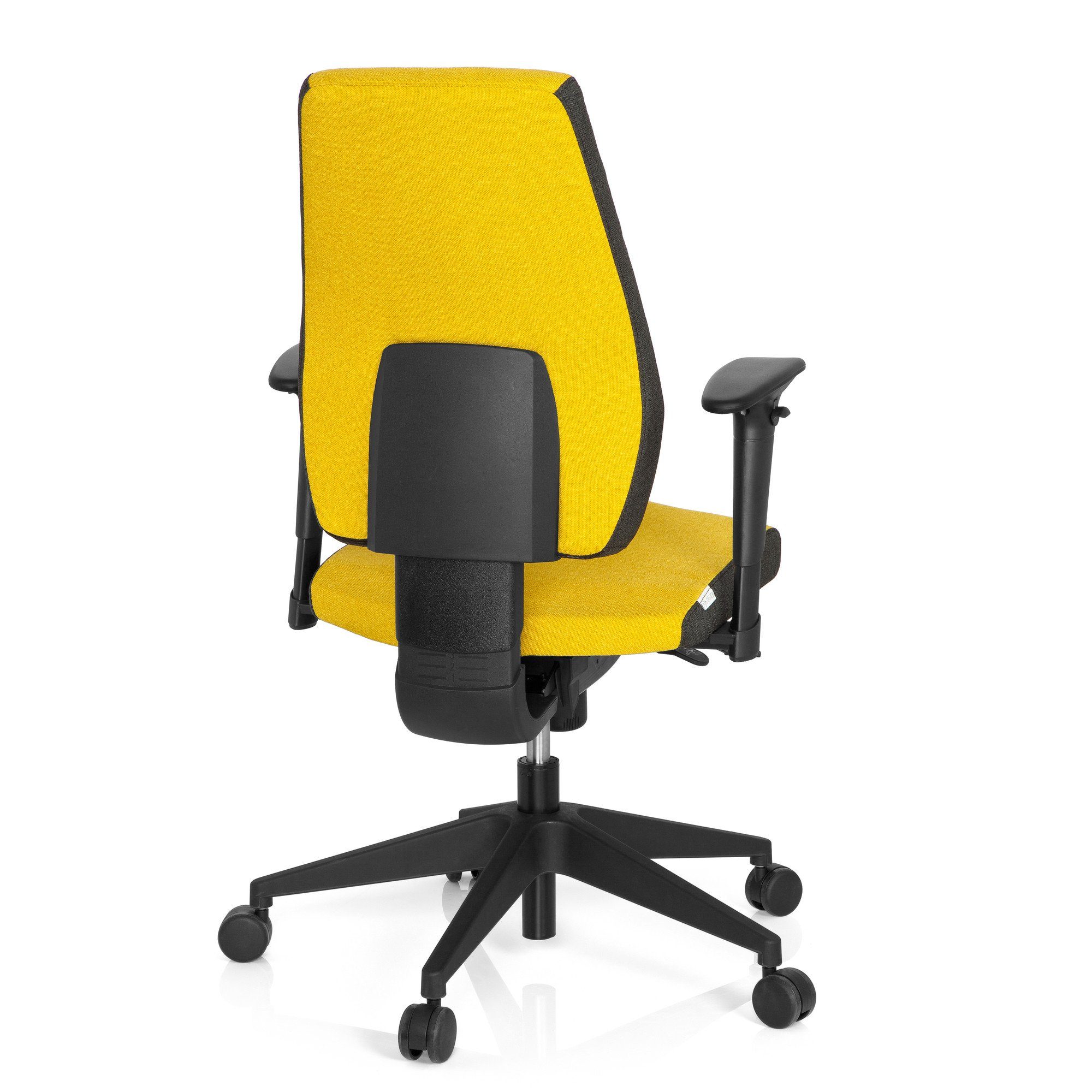 500 OFFICE hjh Stoff Gelb Schreibtischstuhl Bürostuhl Drehstuhl PRO-TEC Profi ergonomisch St), (1