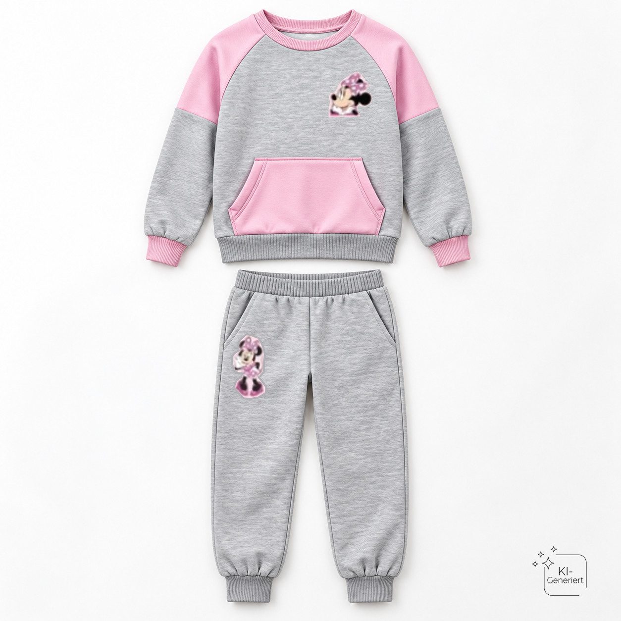 Textiel Trade B.V. Jogginganzug Disney Minnie Mädchen – Sportlicher Freizeitanzug für Kinder