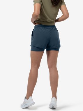 SUPER.NATURAL Shorts für Damen, Merino DOUBLE LAYER atmungsaktiv, sportlich