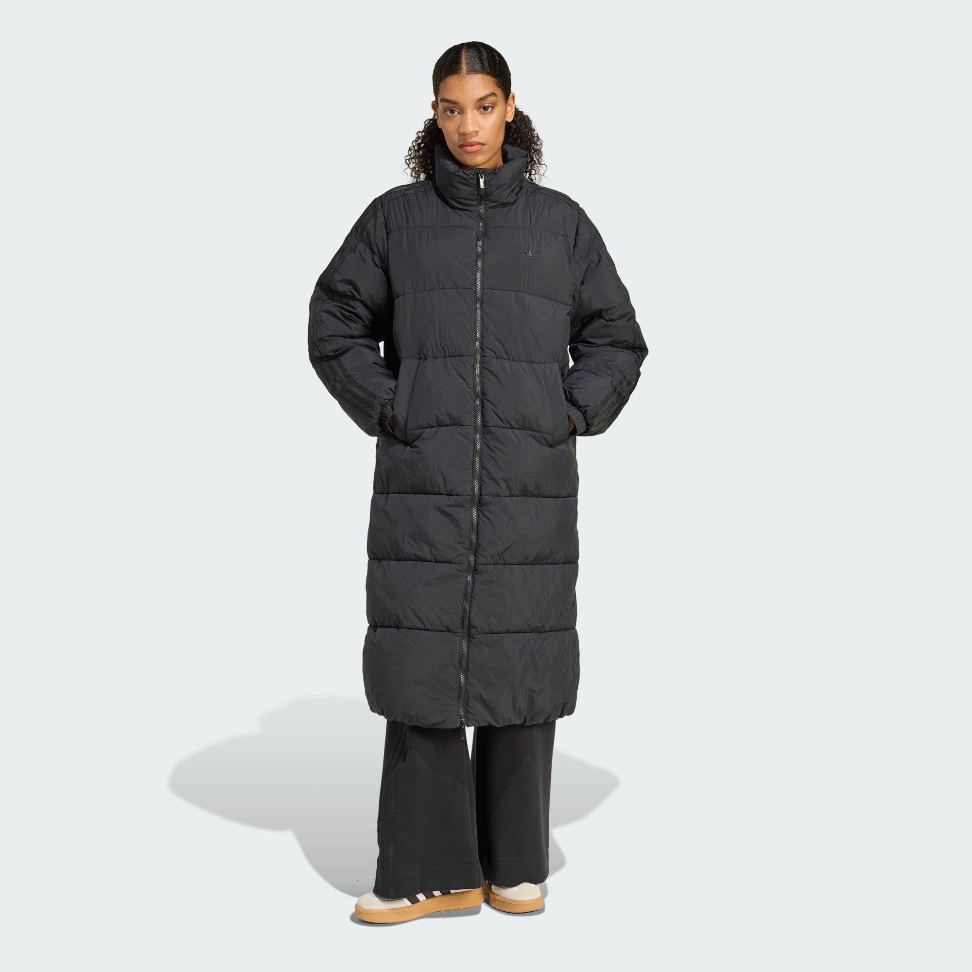 adidas Originals Outdoorjacke ADICOLOR LANGER PUFFER MANTEL AUS KUNSTDAUNEN günstig online kaufen