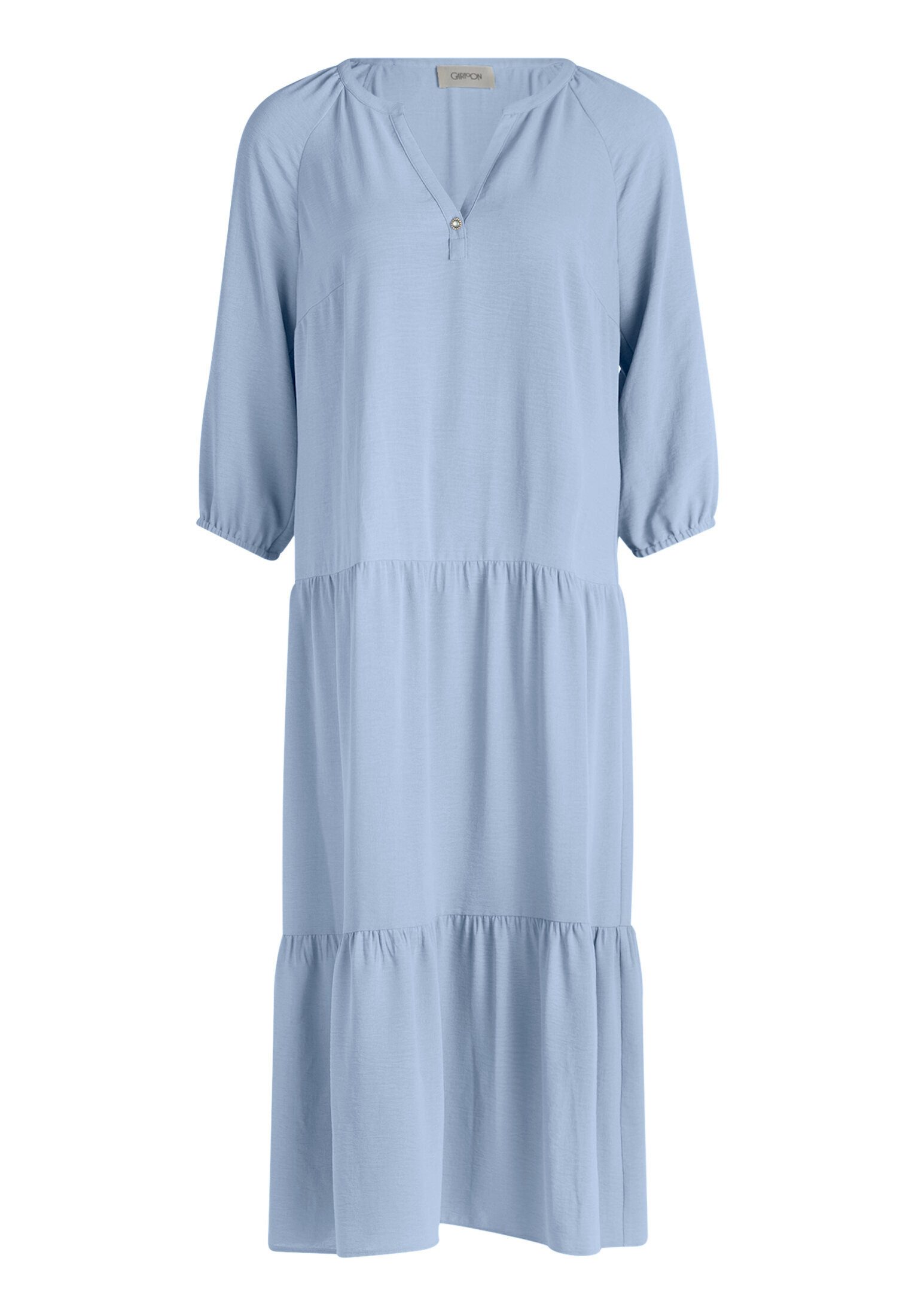 Cartoon Midikleid Damen mit 3/4 Arm
