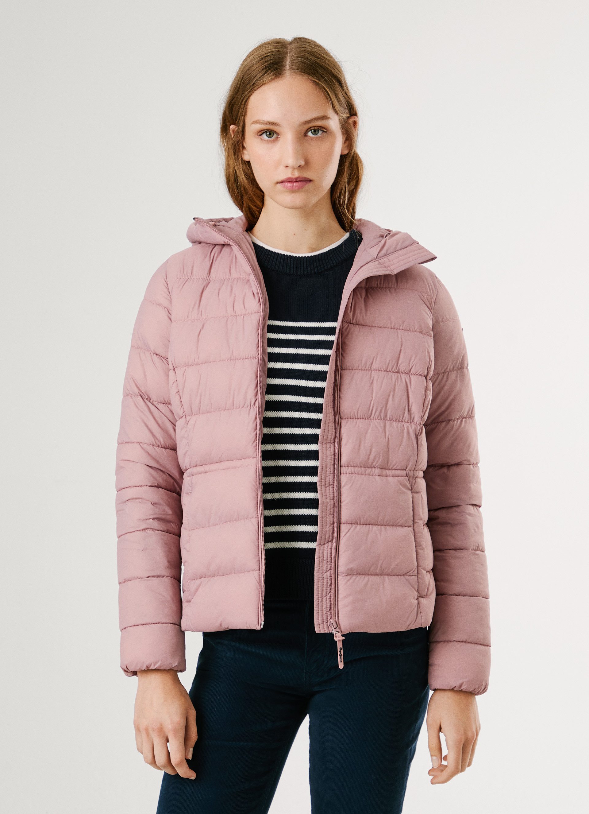 Pepe Jeans Steppjacke SALLY SHORT tailliert, mit verstellbarem Kordelzug günstig online kaufen