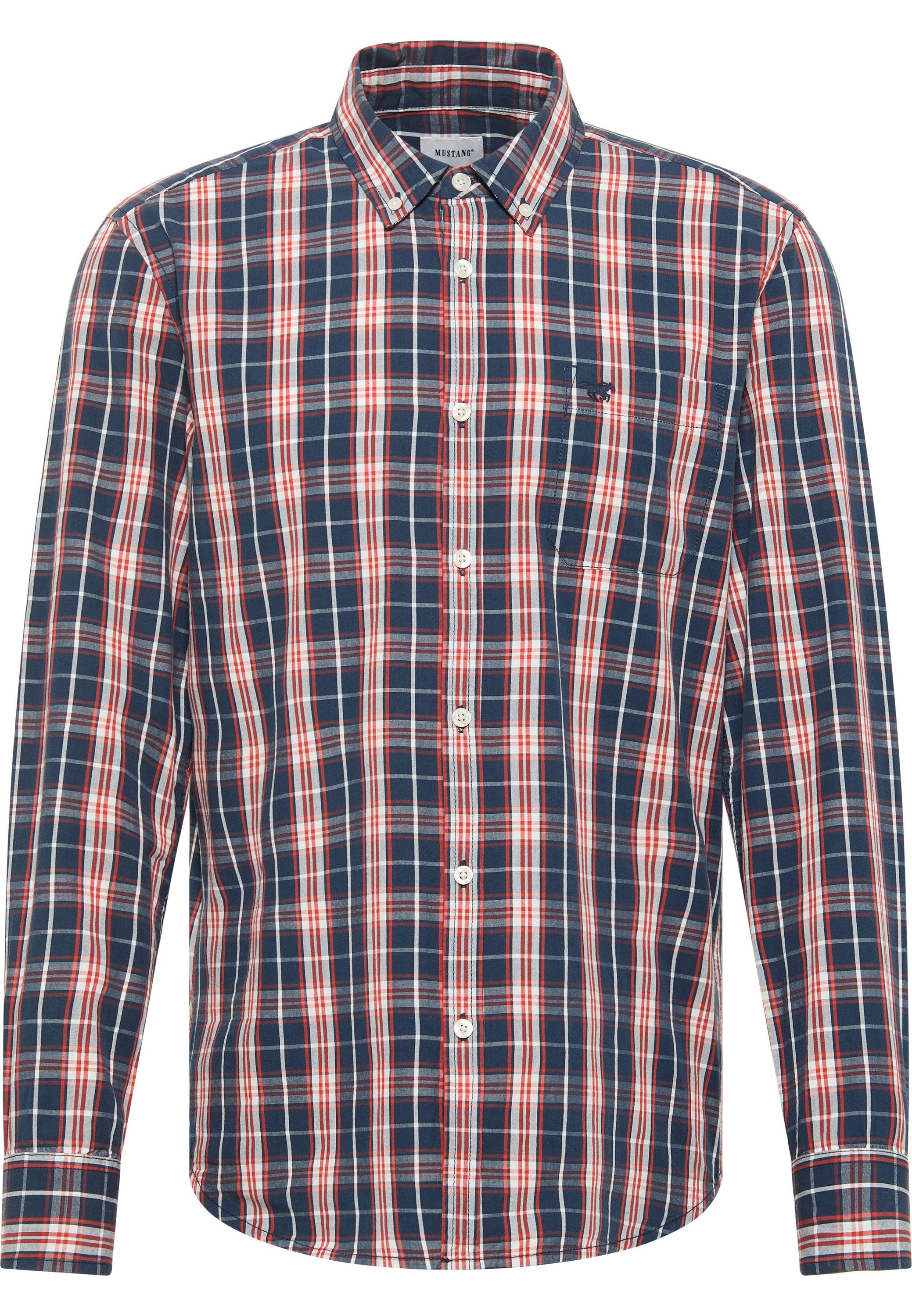 MUSTANG Shirt 'Rawlins' White Au Meilleur Prix Sur