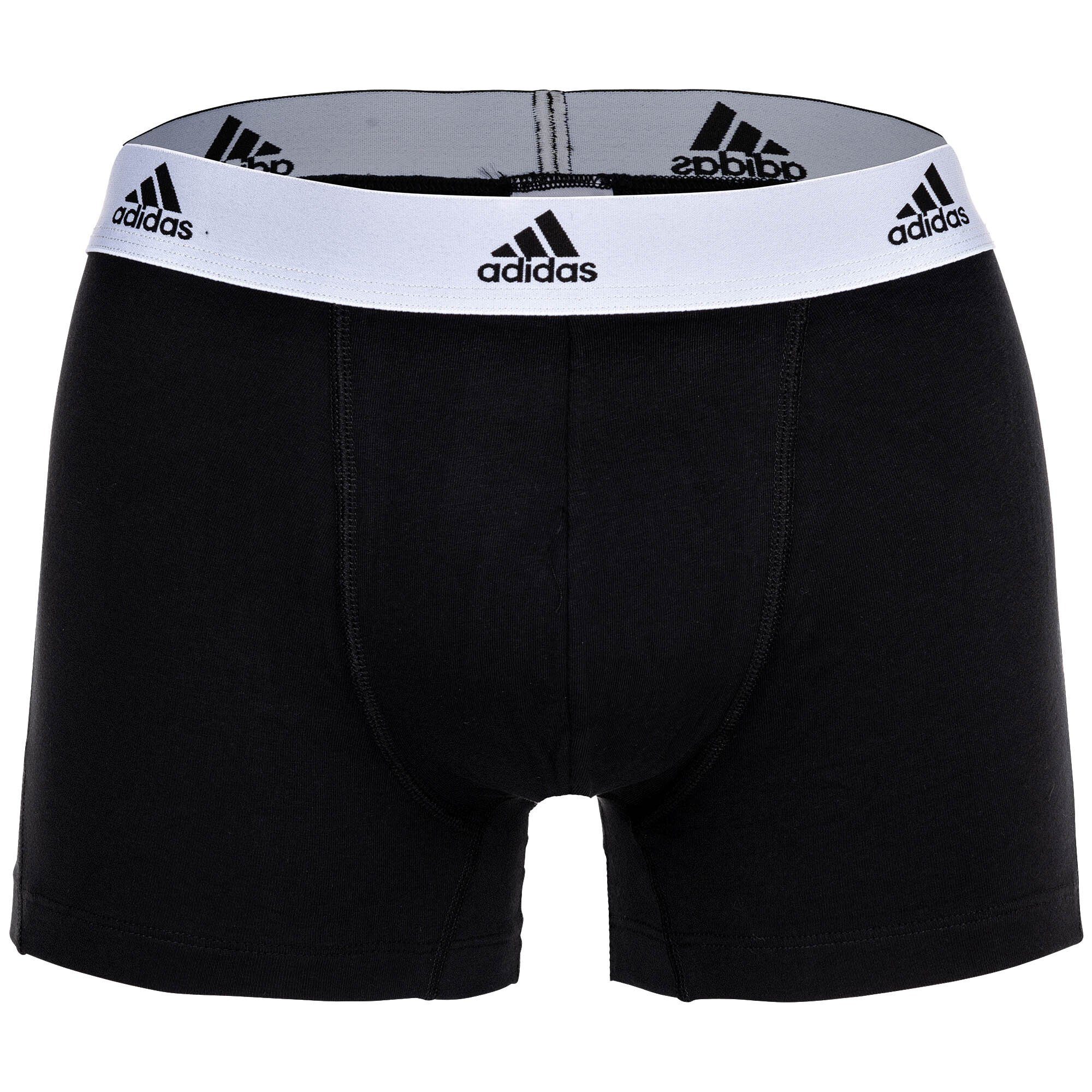 Sportswear Weiß/Schwarz Active Flex Pack - 3er Boxer Trunks, Herren adidas Boxershorts,