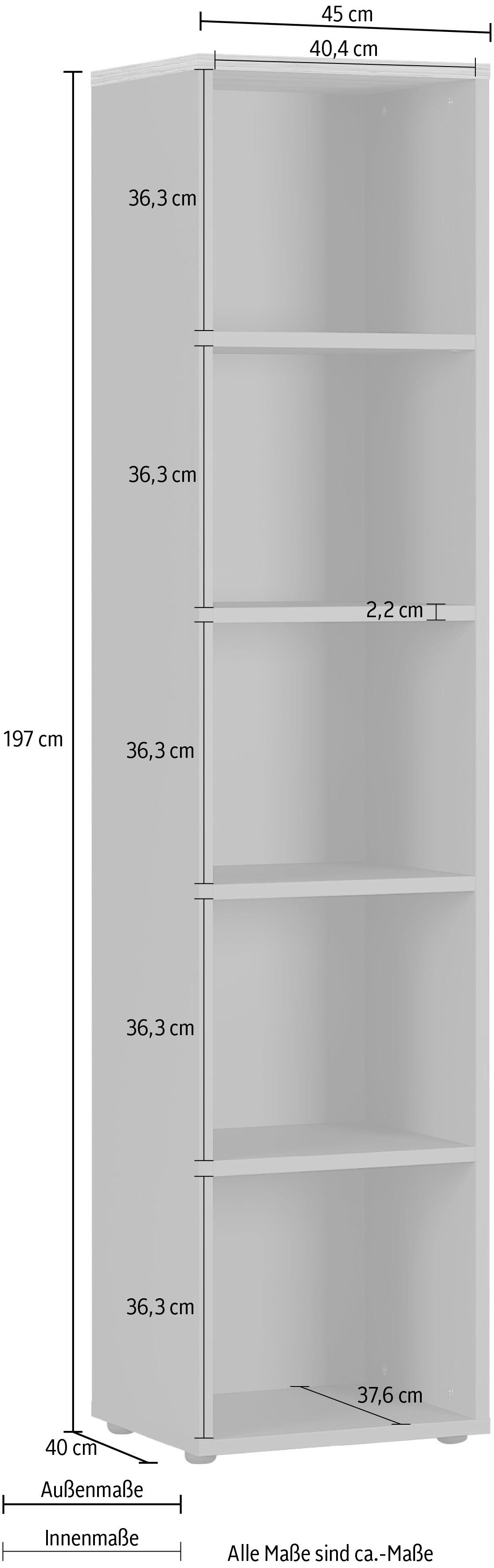 GERMANIA Aktenregal GW-Agenda Graphit/Grandson-Eiche-Nb. Graphit/Grandson-Eiche-Nb. 