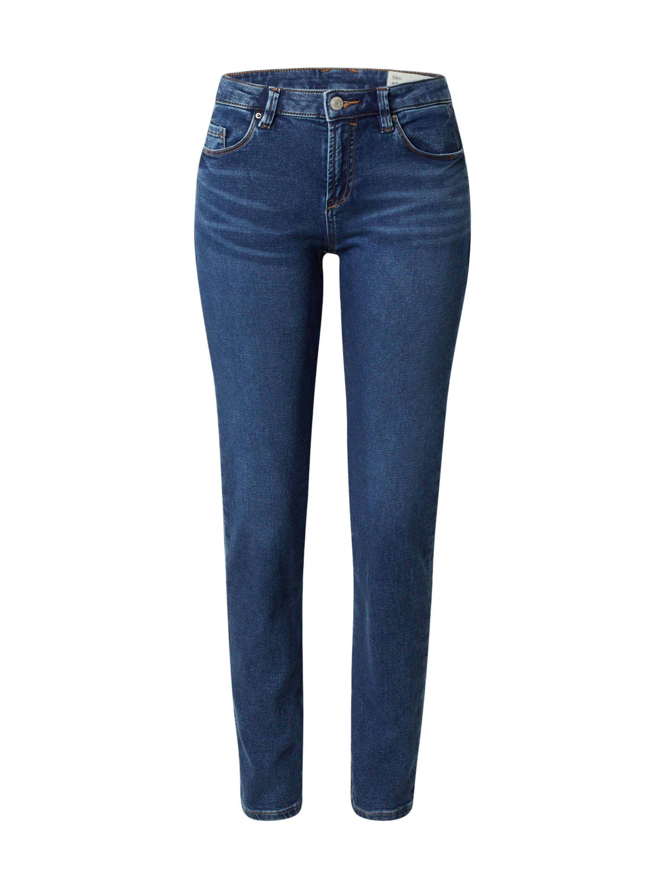 Esprit Slim-fit-Jeans (1-tlg) Weiteres Detail, Patches, Plain/ohne Details,  Abgesteppter Saum/Kante