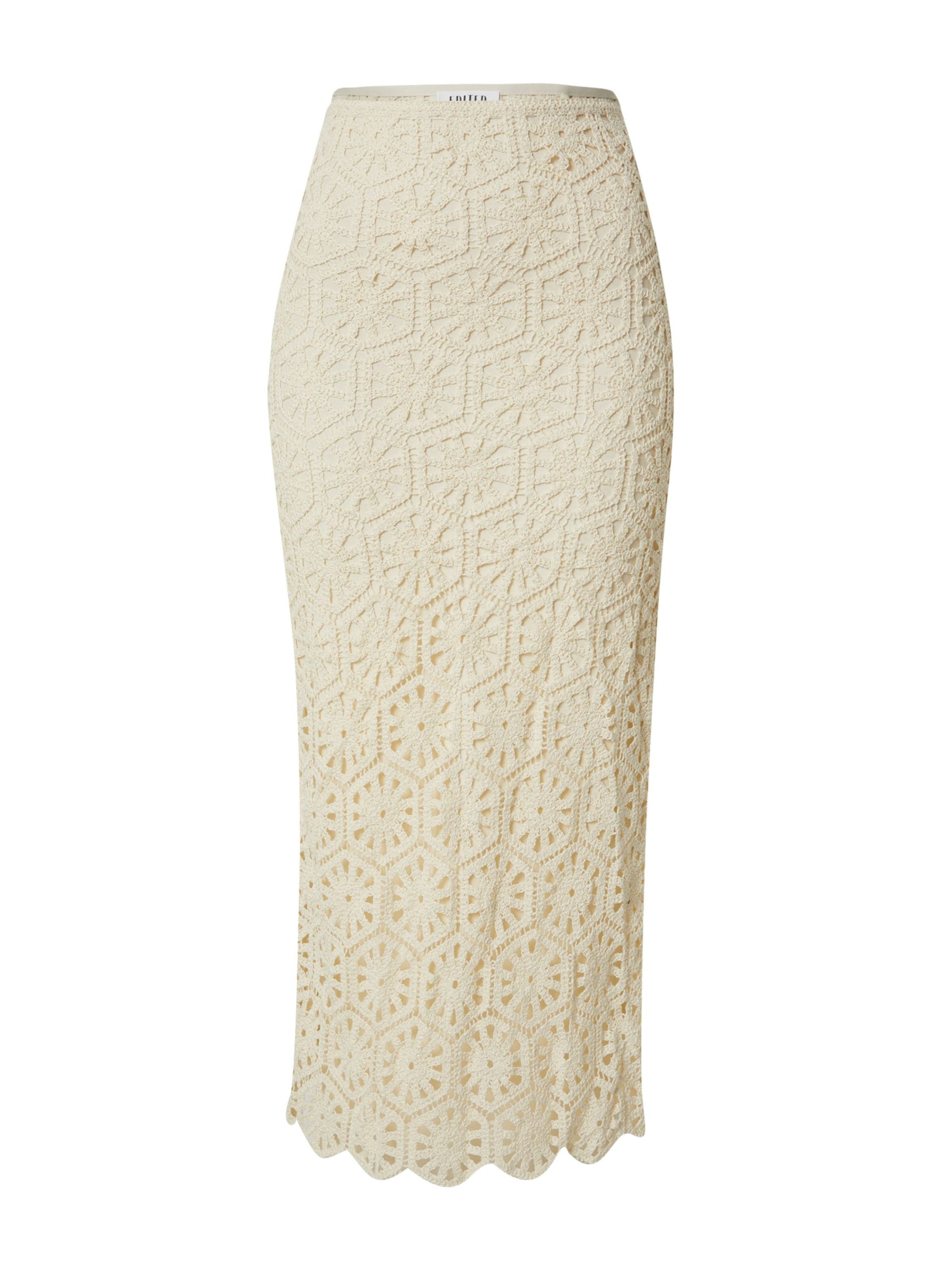 EDITED Bleistiftrock Alencia (1-tlg) Lochmuster