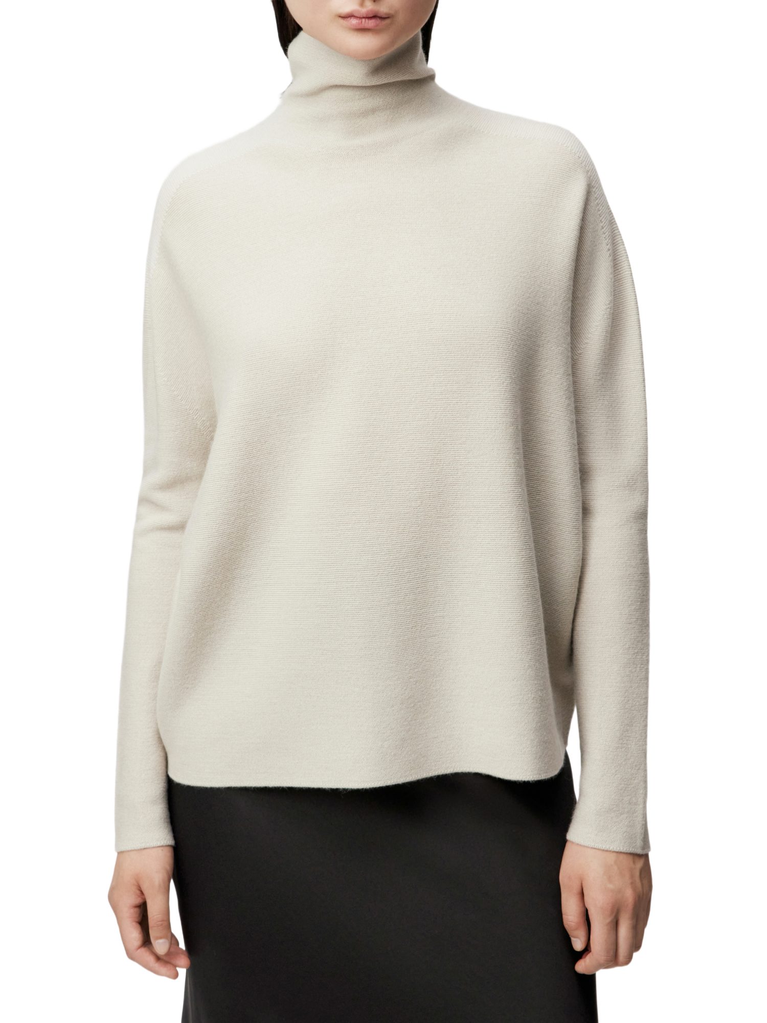 Drykorn Strickpullover Casual,Wolle,Unifarben,Rollkragen,Lang,Oversized