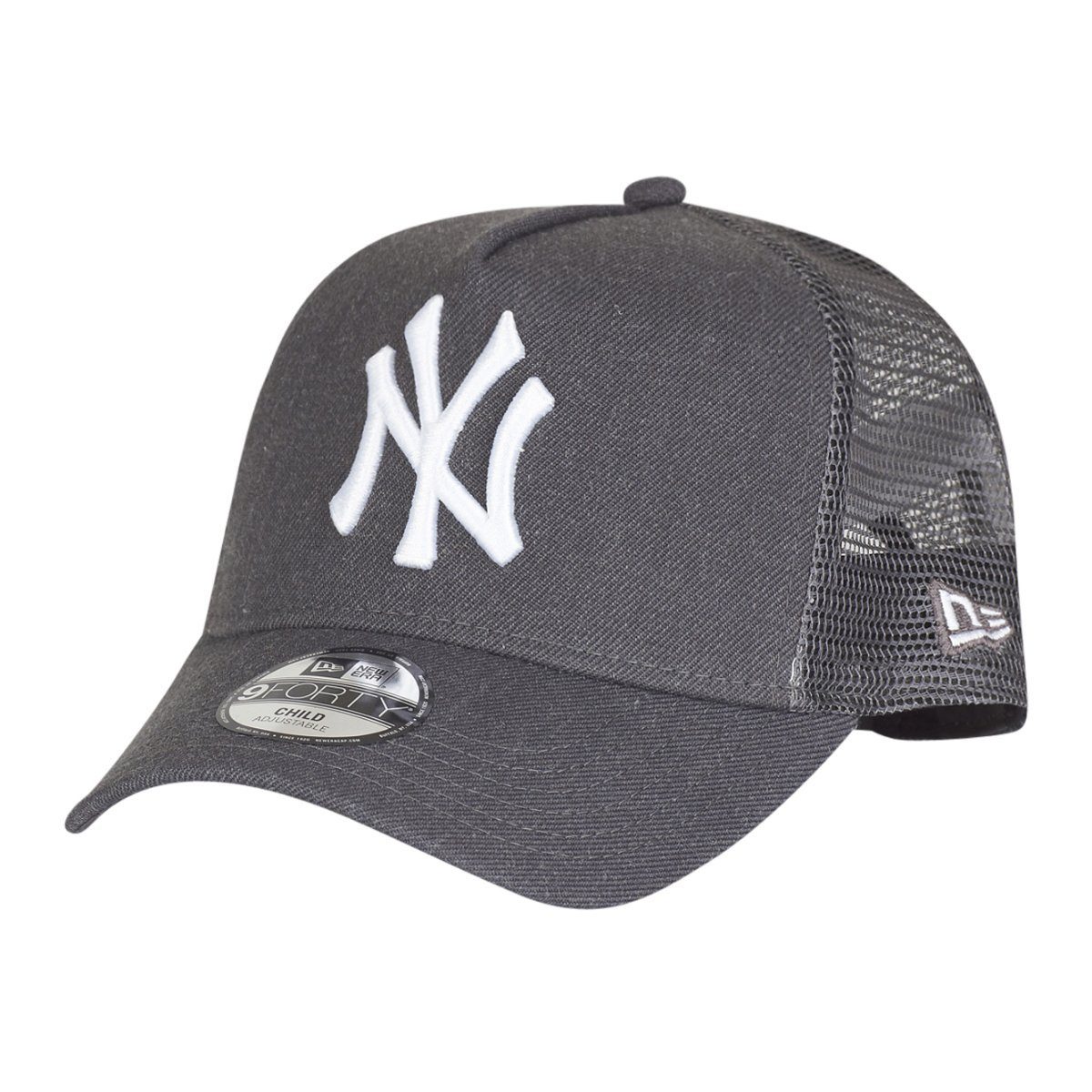 New Era Baseball Cap Trucker HEATHER NY Yankees