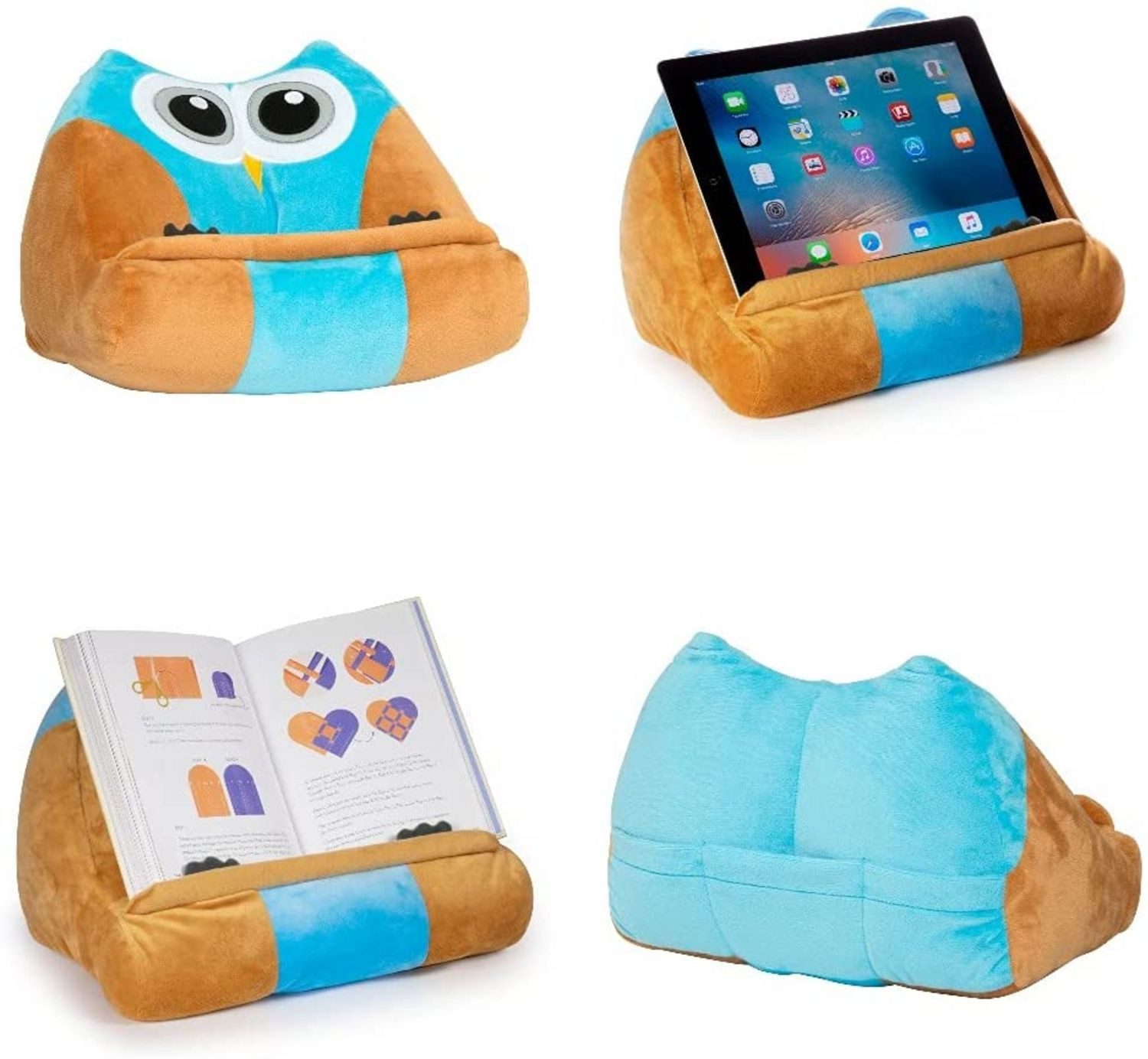 bookchair Vertrieb Dekokissen Buchständer ""Buchmonster"" Eule