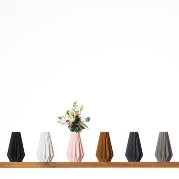 3D Vase Dekovase Agneta S 16cm Nachhaltige Blumenvase für Schnitt-/ Trockenblumen, Deko Vase