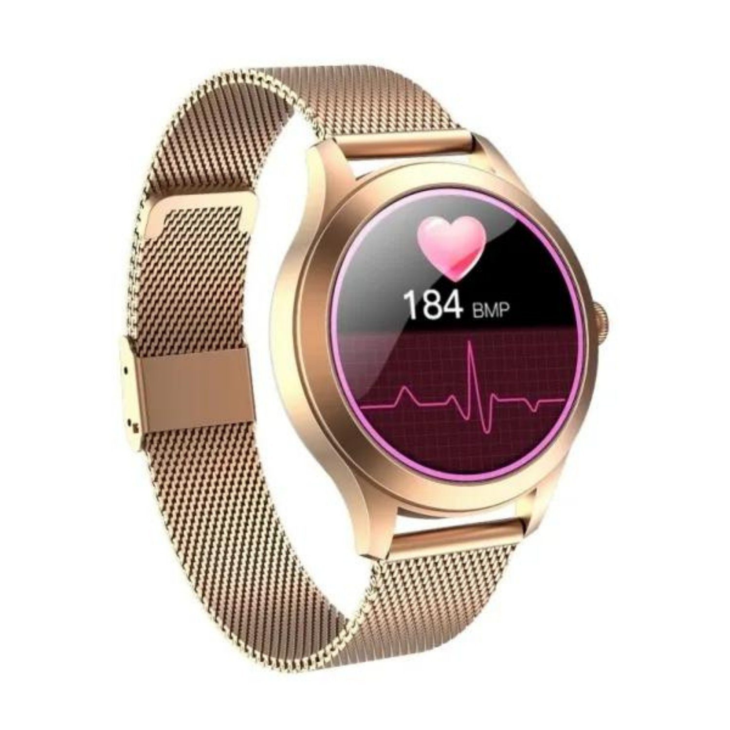 Maxcom Maxcom VitalFlow Pro Smartwatch Gold Fitnessuhr, 1-tlg.