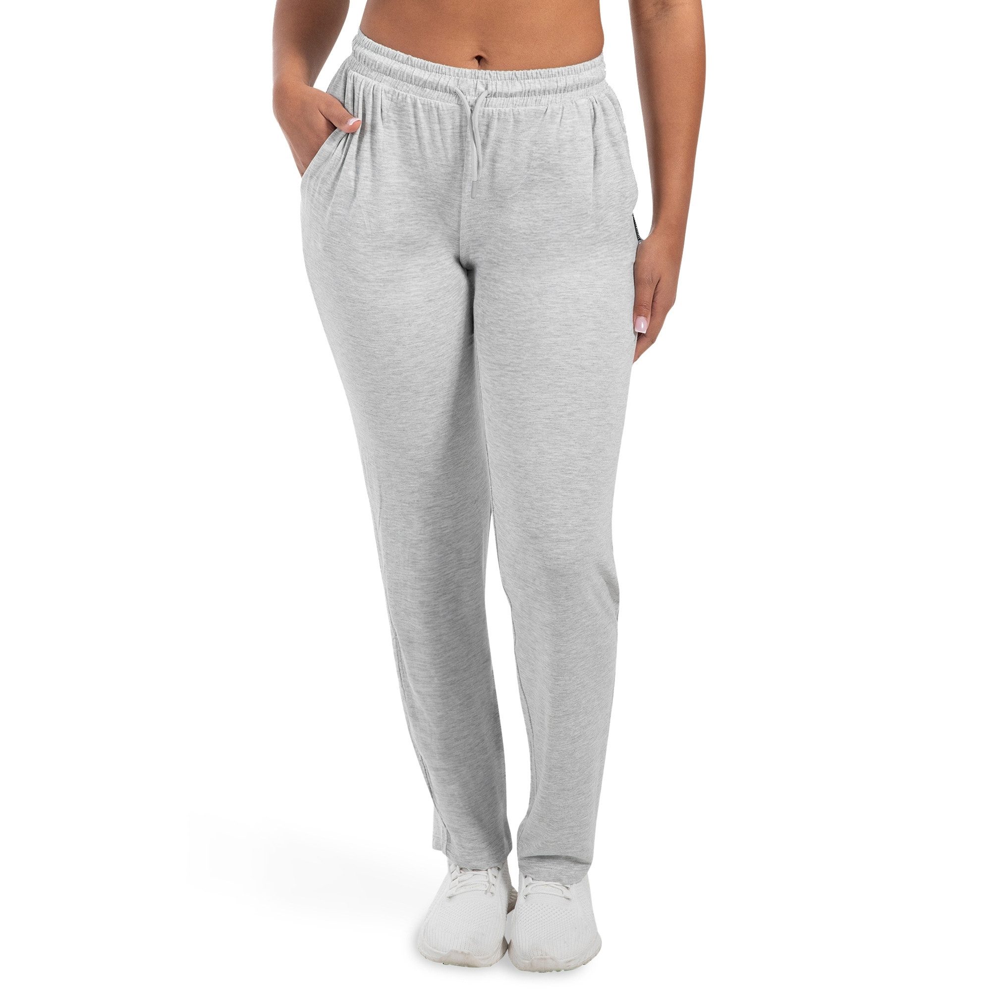 Smilodox Jogginghose Brielle Modal, Lange Hose im Shaped Fit, leichtes Material Sporthose mit Kordelzug & Eingrifftaschen, Sport Freizeit Yoga Pilates