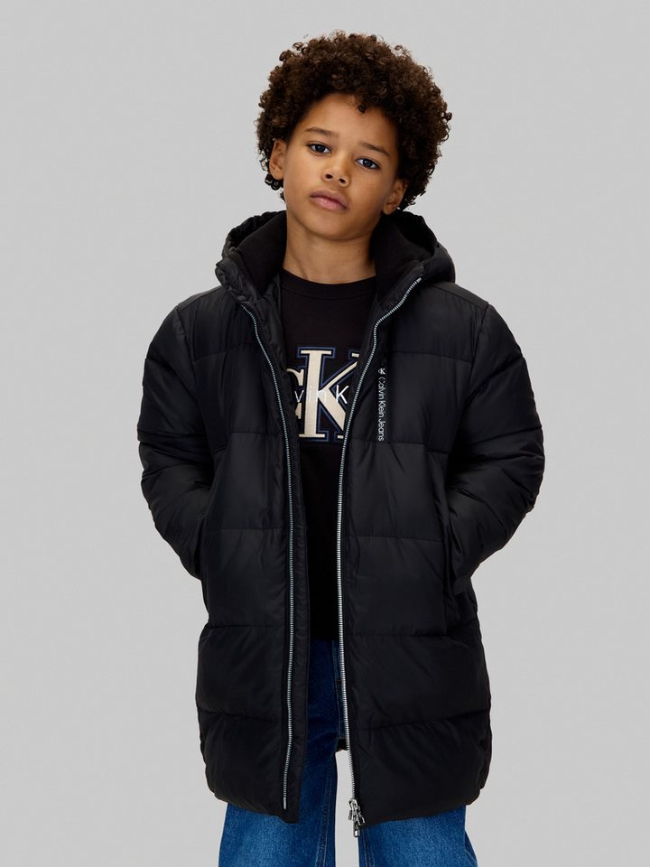 Calvin Klein Jeans Parka Essential Parka Puffer für Kinder bis 16 Jahre und mit Logopatch