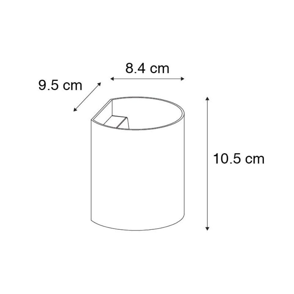 Qazqa Wandleuchte Sabbio, ohne Leuchtmittel, G9, günstig online kaufen